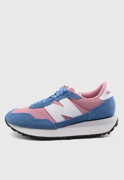 Tenis Lifestyle Rosa-Azul-Blanco New Balance 237