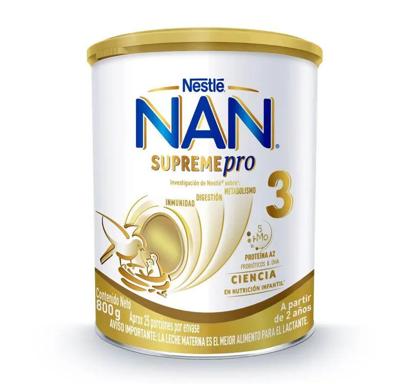 Alimento Lacteo Nan Supreme 3 Lata X 800 Gr