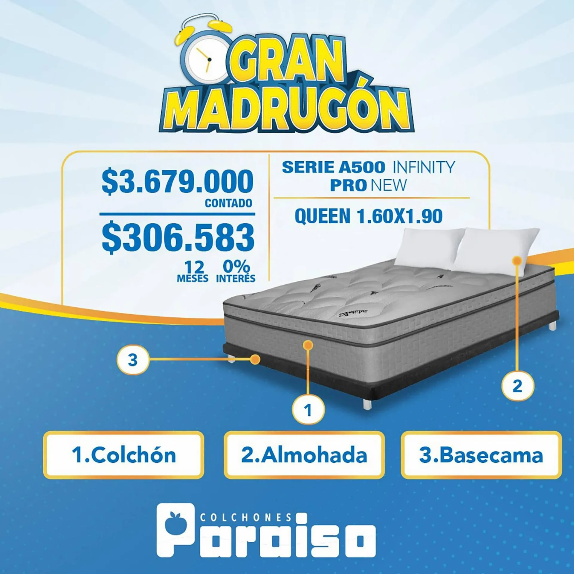 Catalogo de Catálogo Colchones Paraiso 11 de septiembre al 18 de septiembre 2023 - Pag 2