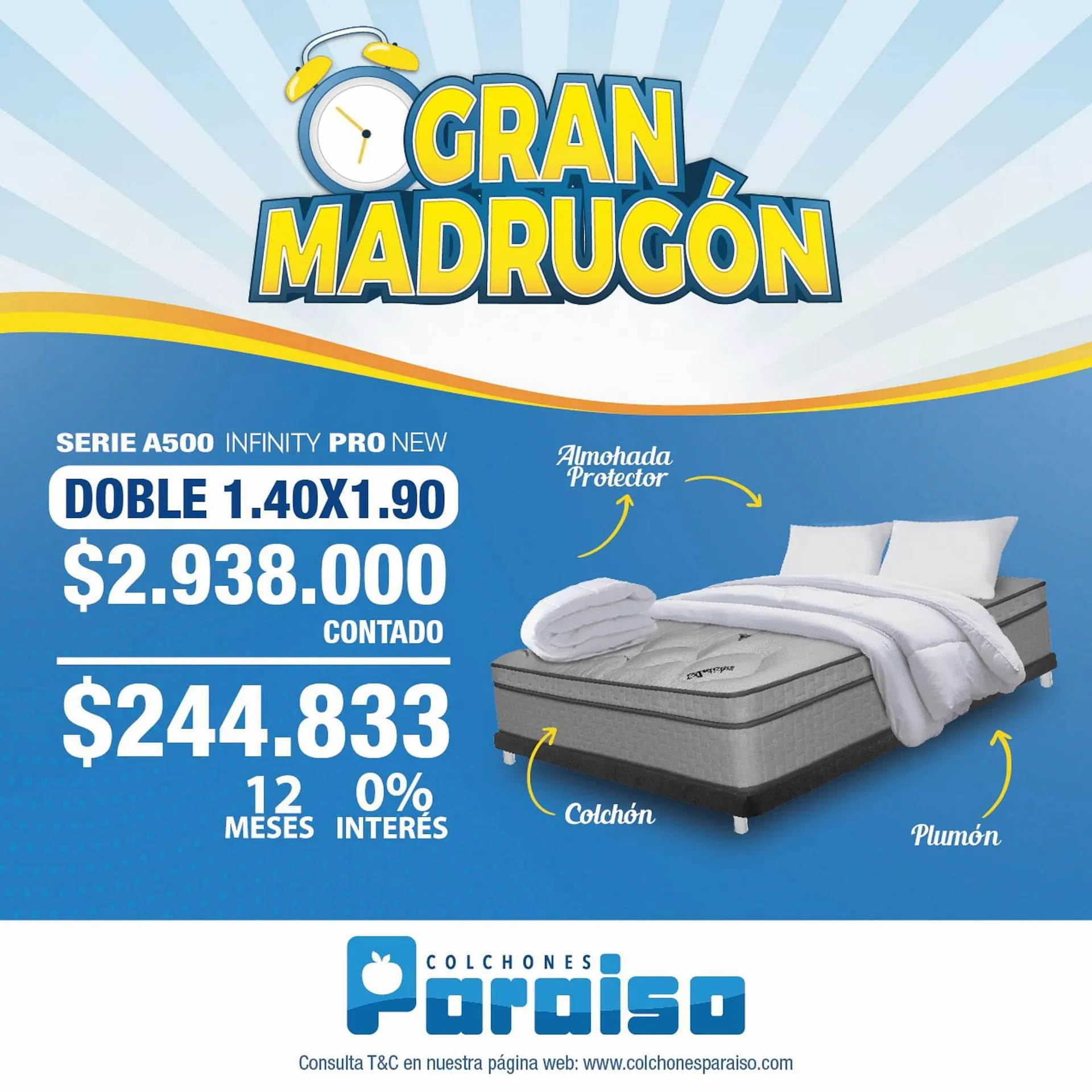 Catalogo de Catálogo Colchones Paraiso 11 de septiembre al 18 de septiembre 2023 - Pag 4