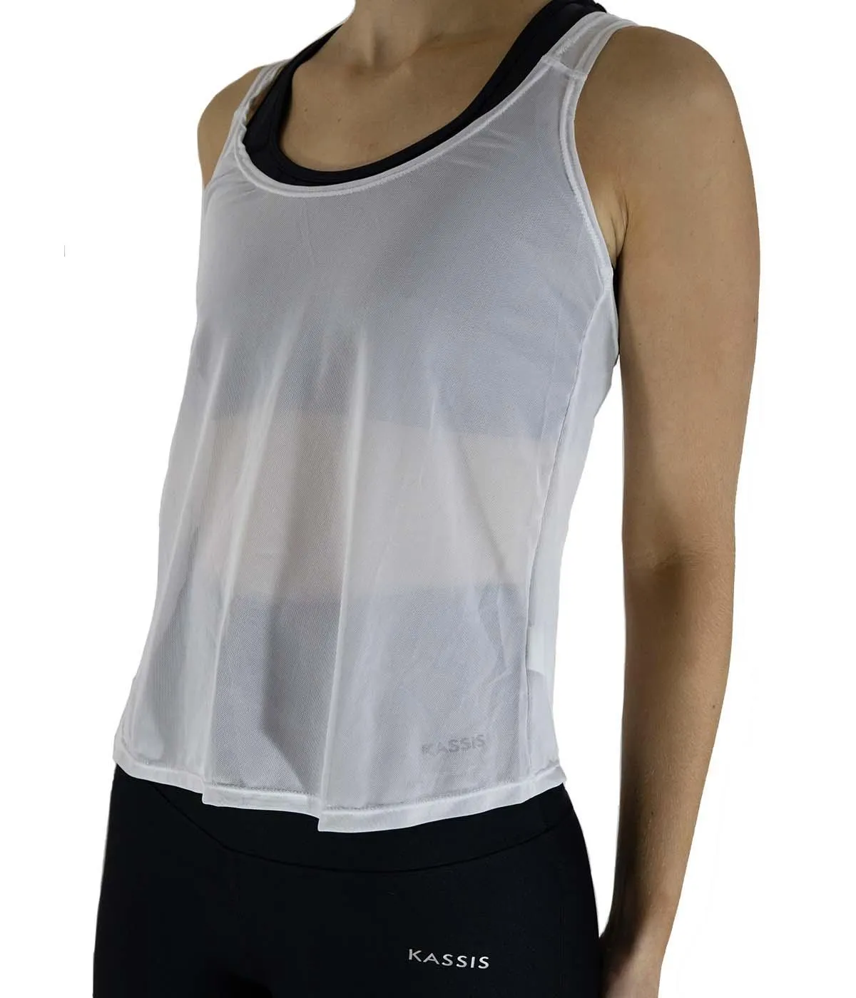 BLUSA BLANCA TRANSPARENCIA