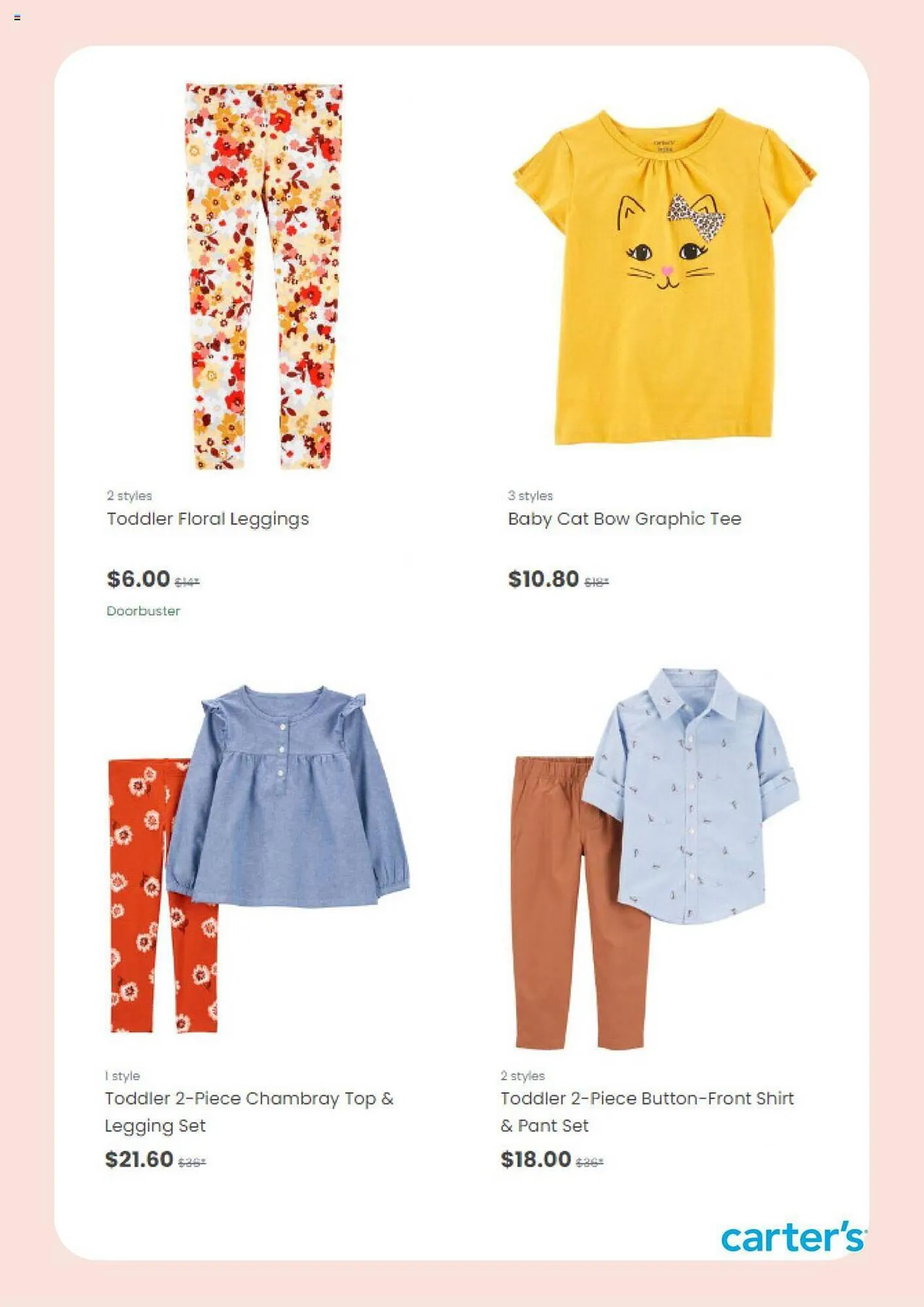 Catalogo de Catálogo Carter's 25 de agosto al 25 de septiembre 2023 - Pag 5