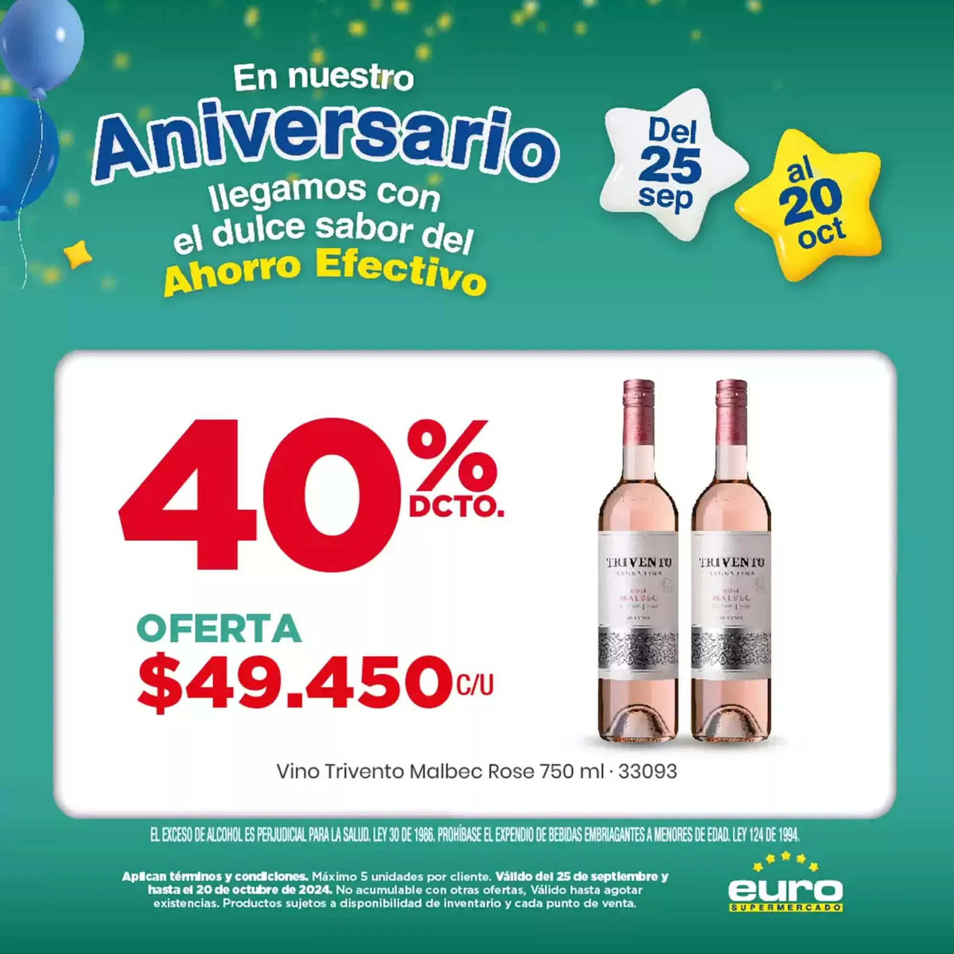 Catalogo de Catálogo Euro Supermercados 14 de octubre al 28 de octubre 2024 - Pag 5