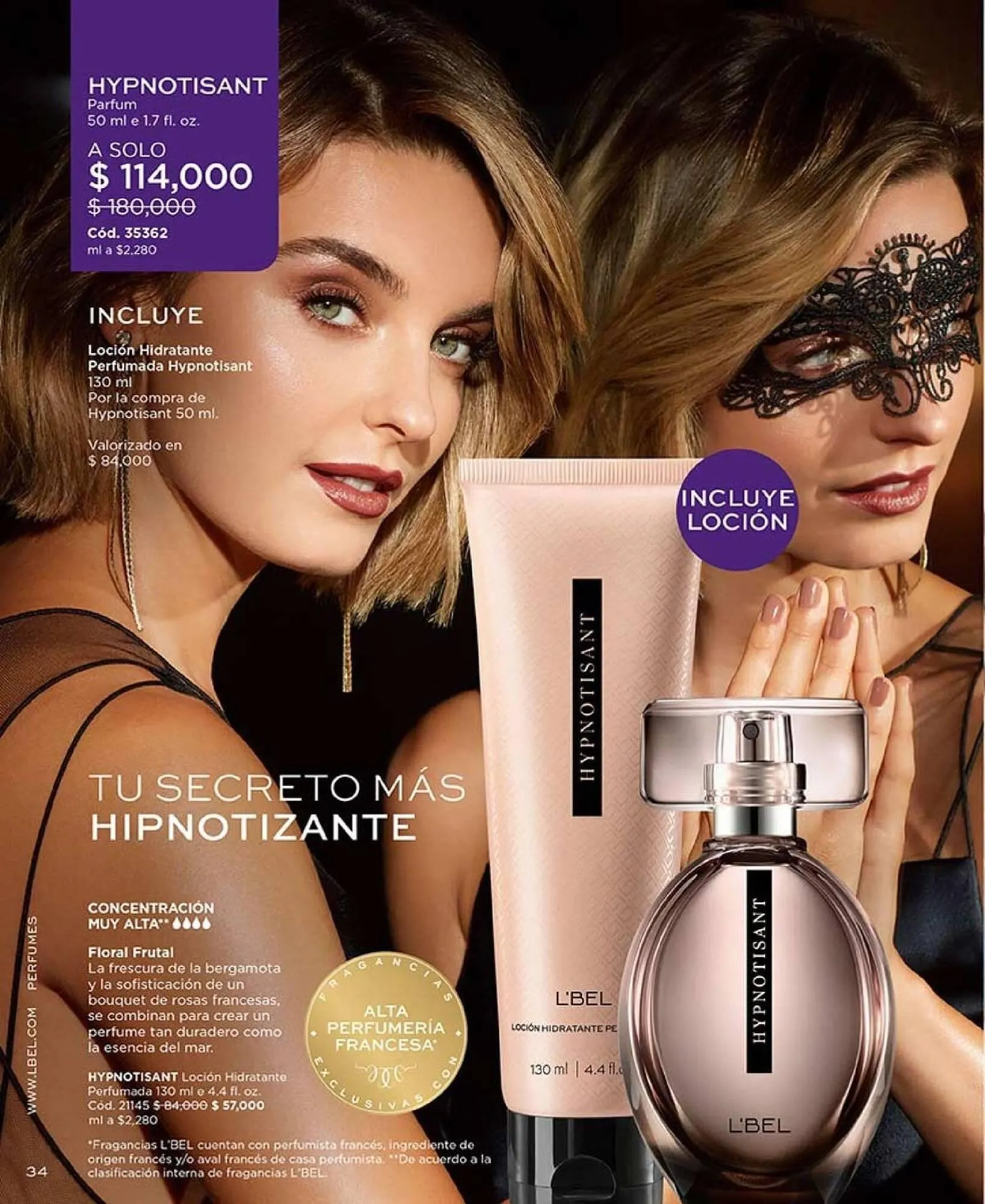 Catalogo de Catálogo L'bel 25 de marzo al 30 de abril 2025 - Pag 34