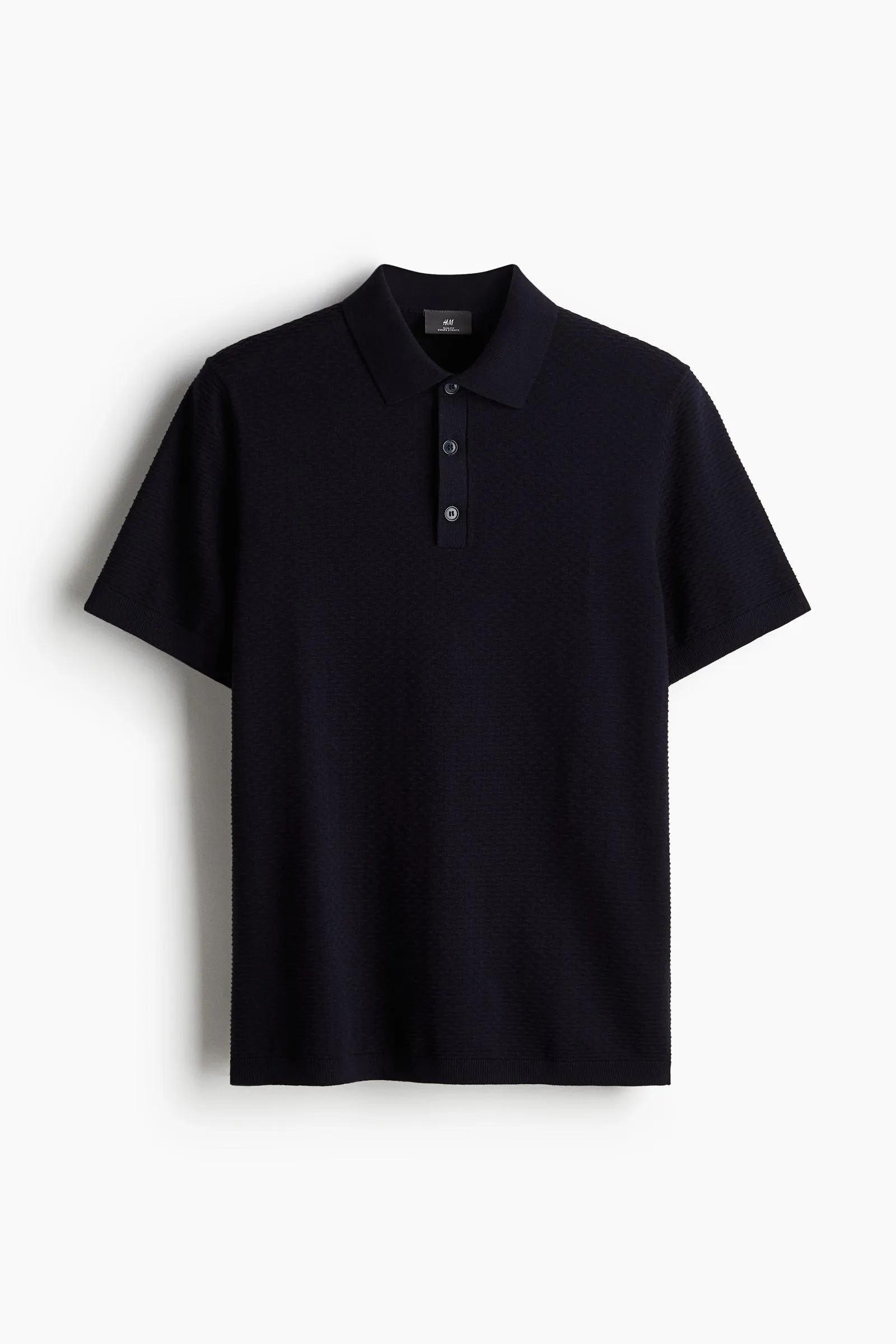 Camiseta polo en tejido texturizado Slim Fit - H&M Colombia | Moda online, ropa de Mujer, Hombre, Bebé y Niños | H&M CO