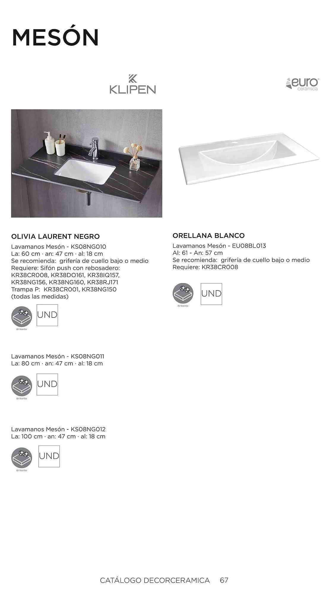 Catalogo de Catálogo Decorceramica 6 de noviembre al 6 de mayo 2025 - Pag 67