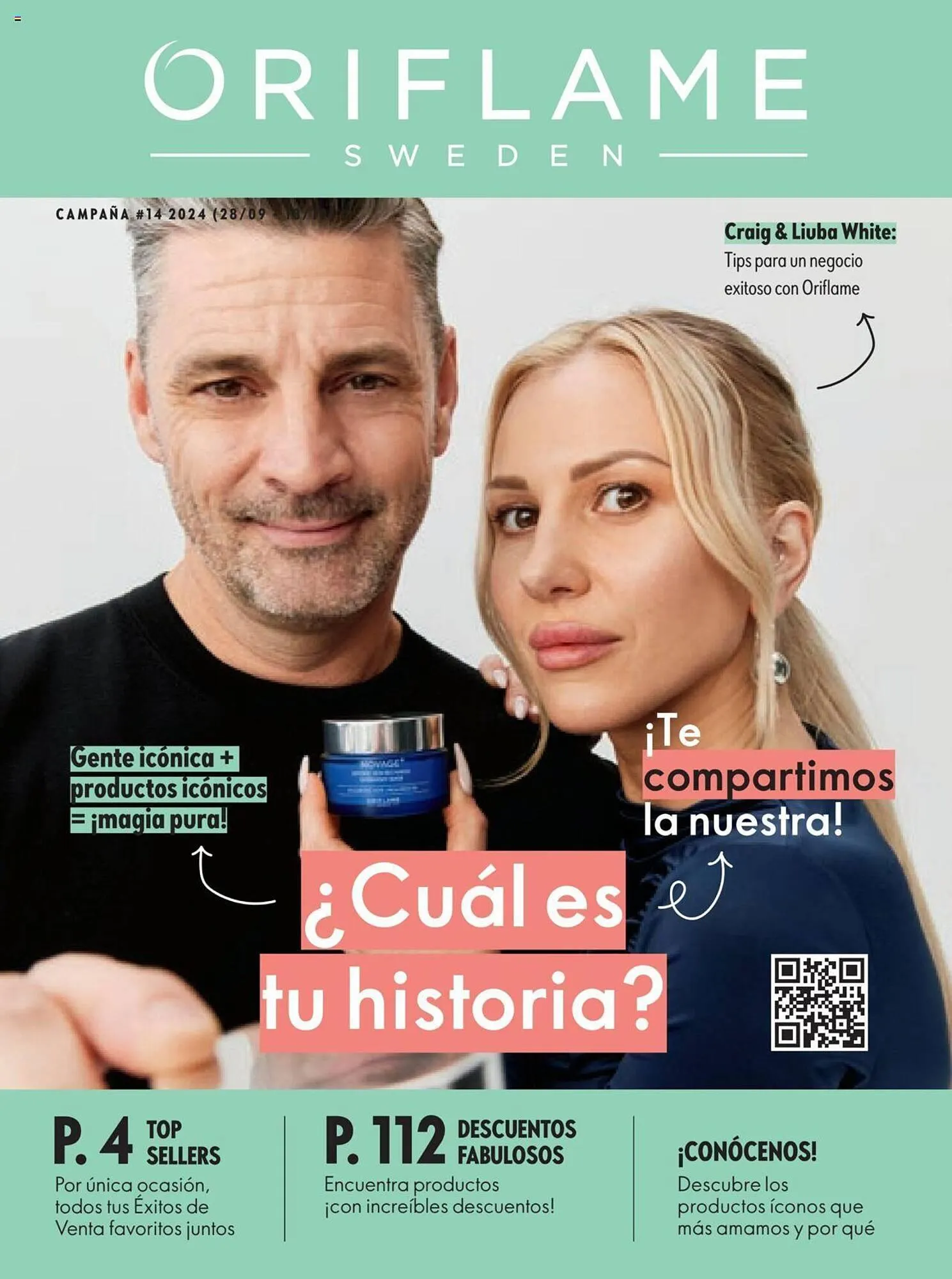 Catalogo de Catálogo Oriflame 28 de septiembre al 18 de octubre 2024 - Pag 1