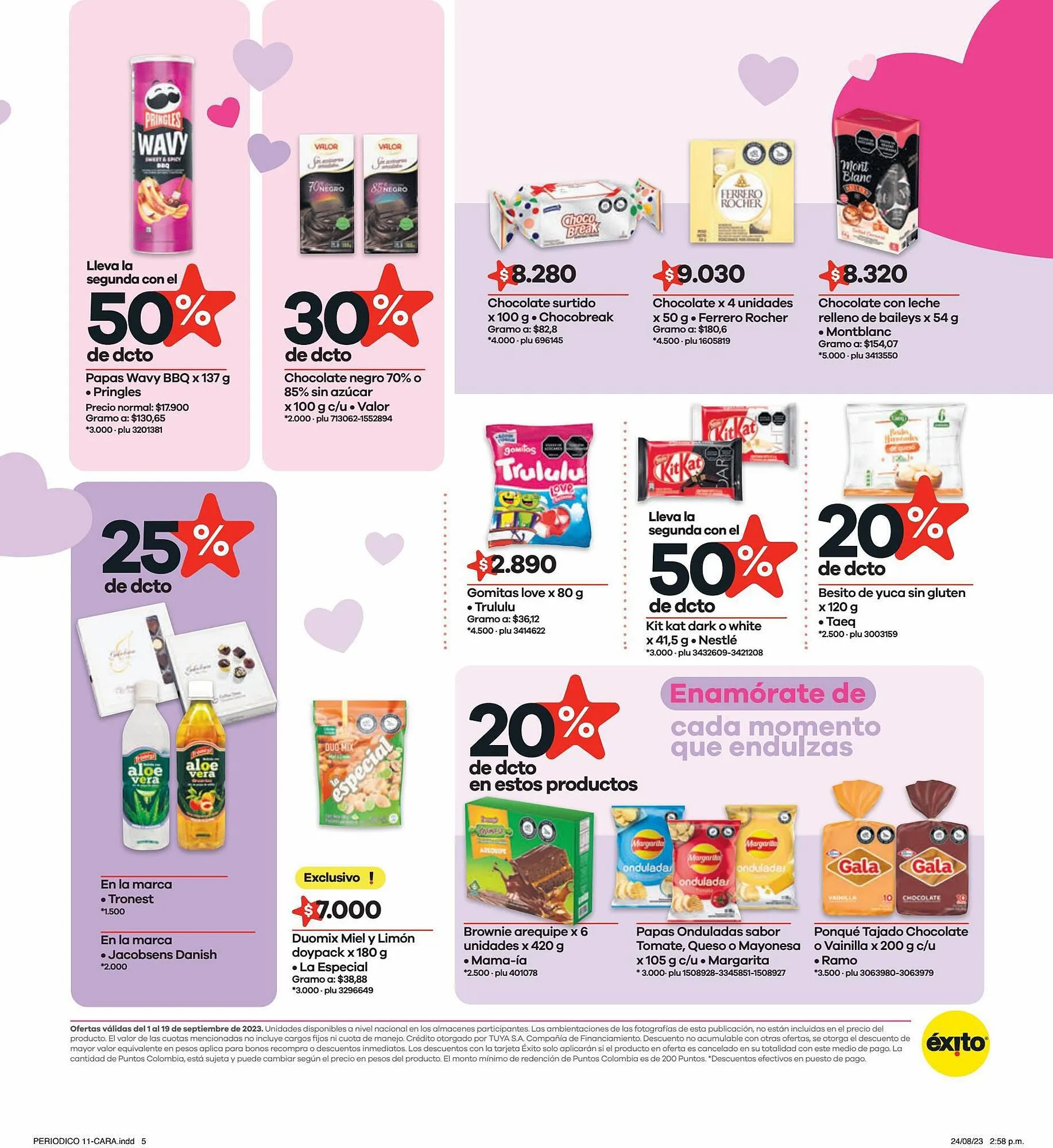 Catalogo de Catálogo Éxito 1 de septiembre al 19 de septiembre 2023 - Pag 5