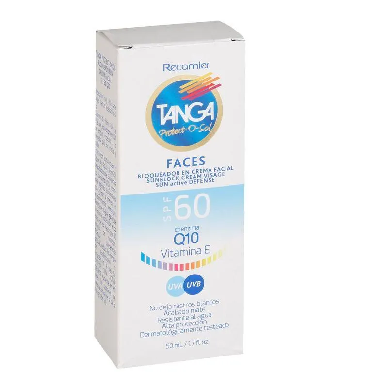Bloqueador Solar Tanga Faces Spf60+