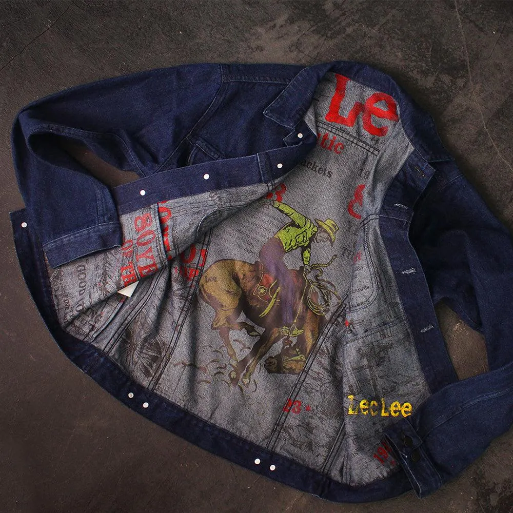 Chaqueta En Denim Estampada 80 Años Lec Lee