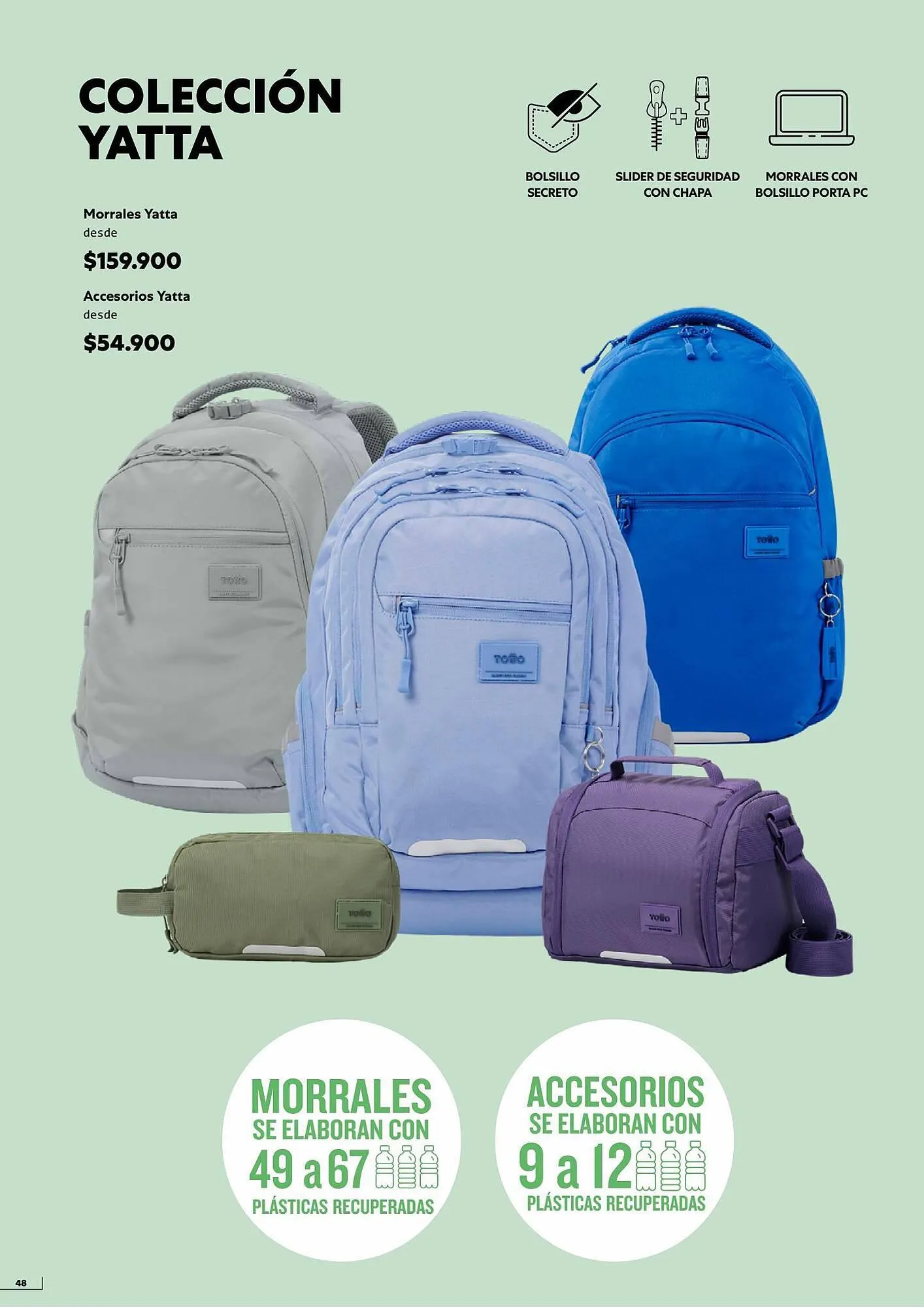 Catalogo de Catálogo Totto 1 de agosto al 31 de agosto 2023 - Pag 48