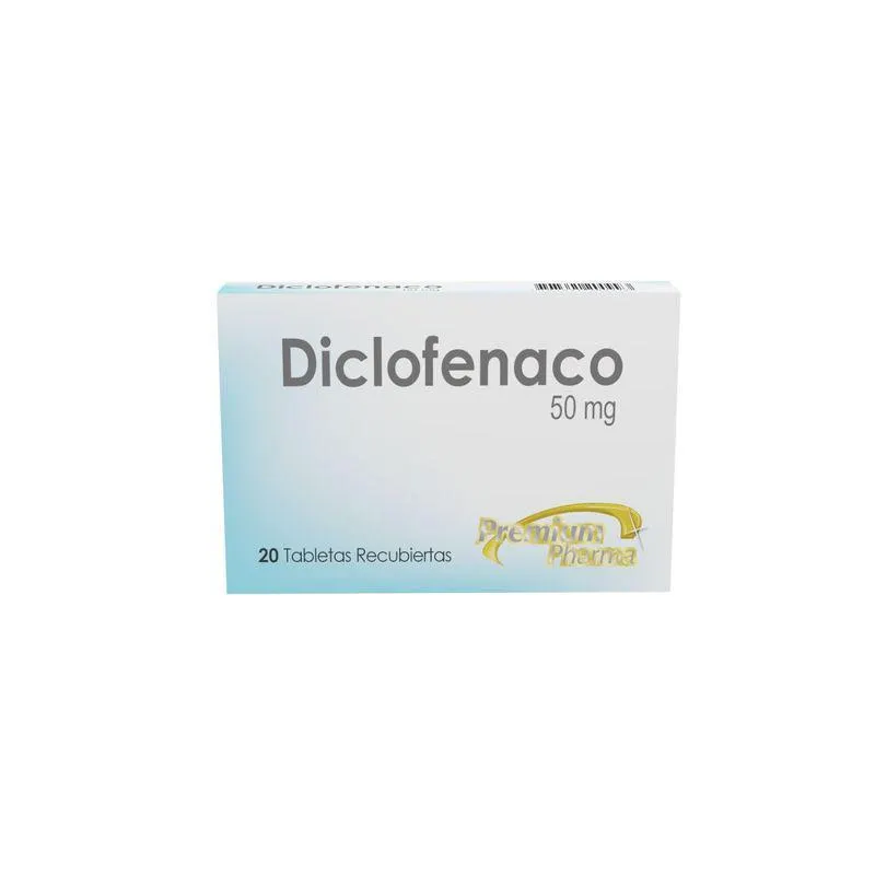 Diclofenaco 50 Mg Caja X 20 Tabl Premium Pharma