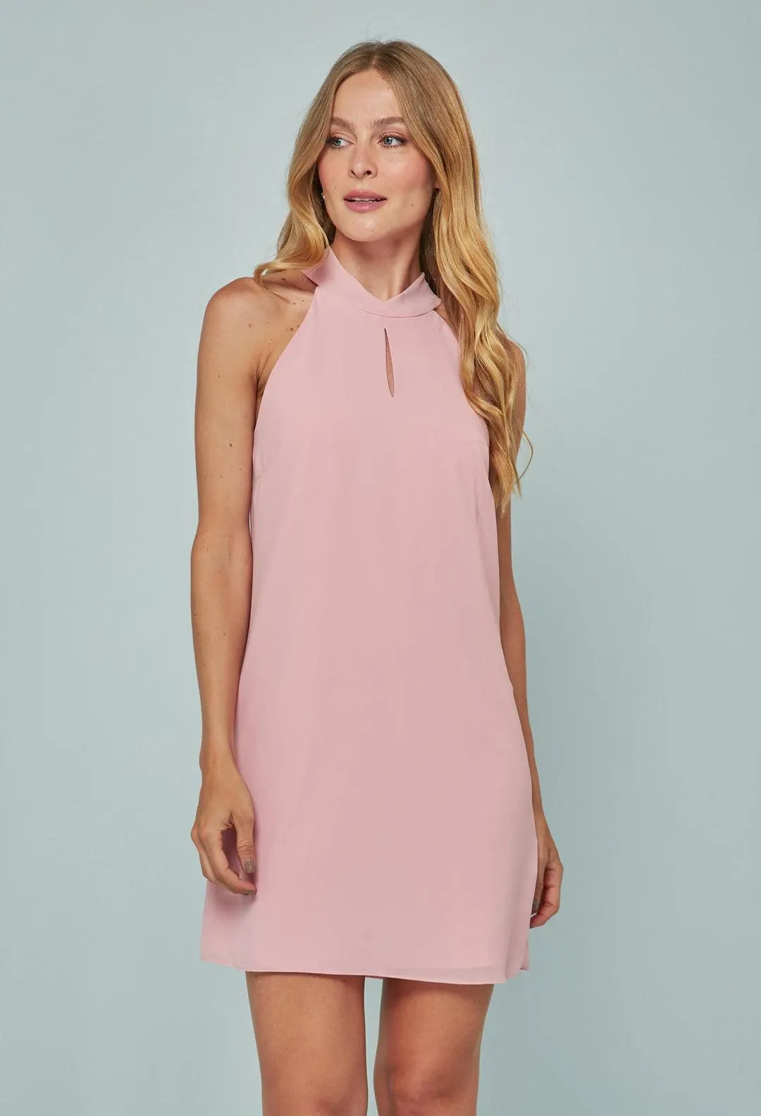 Vestido Corto Halter Mujer - SALE