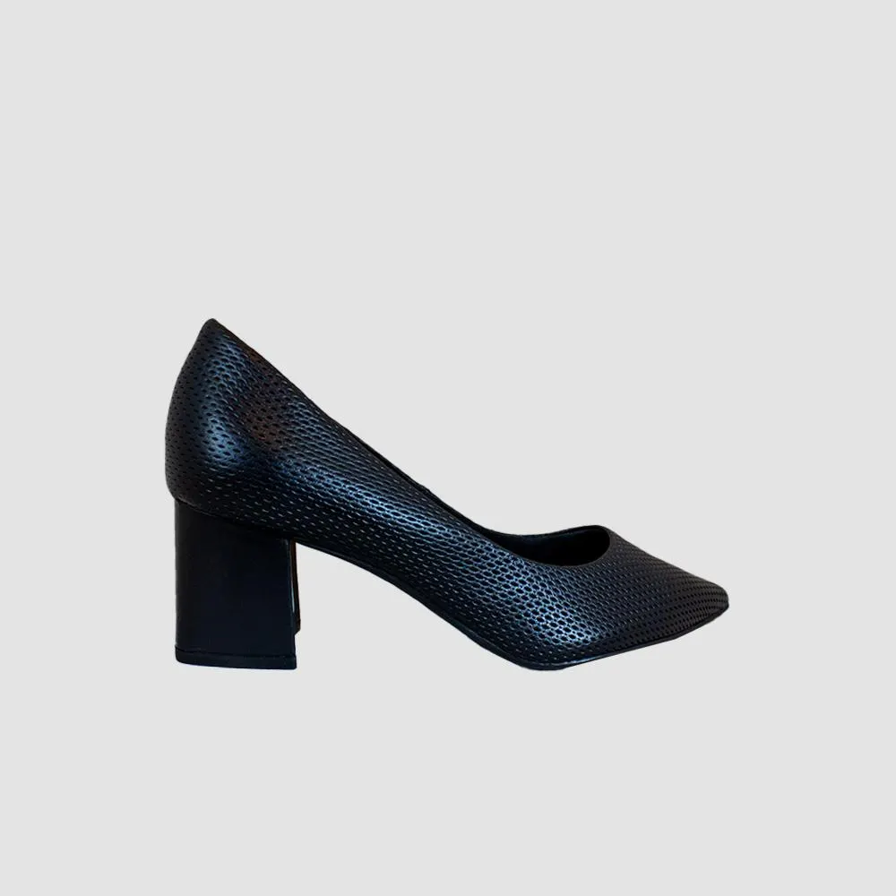 ZAPATILLAS PARA MUJER DEGONA CUERO NEGRO