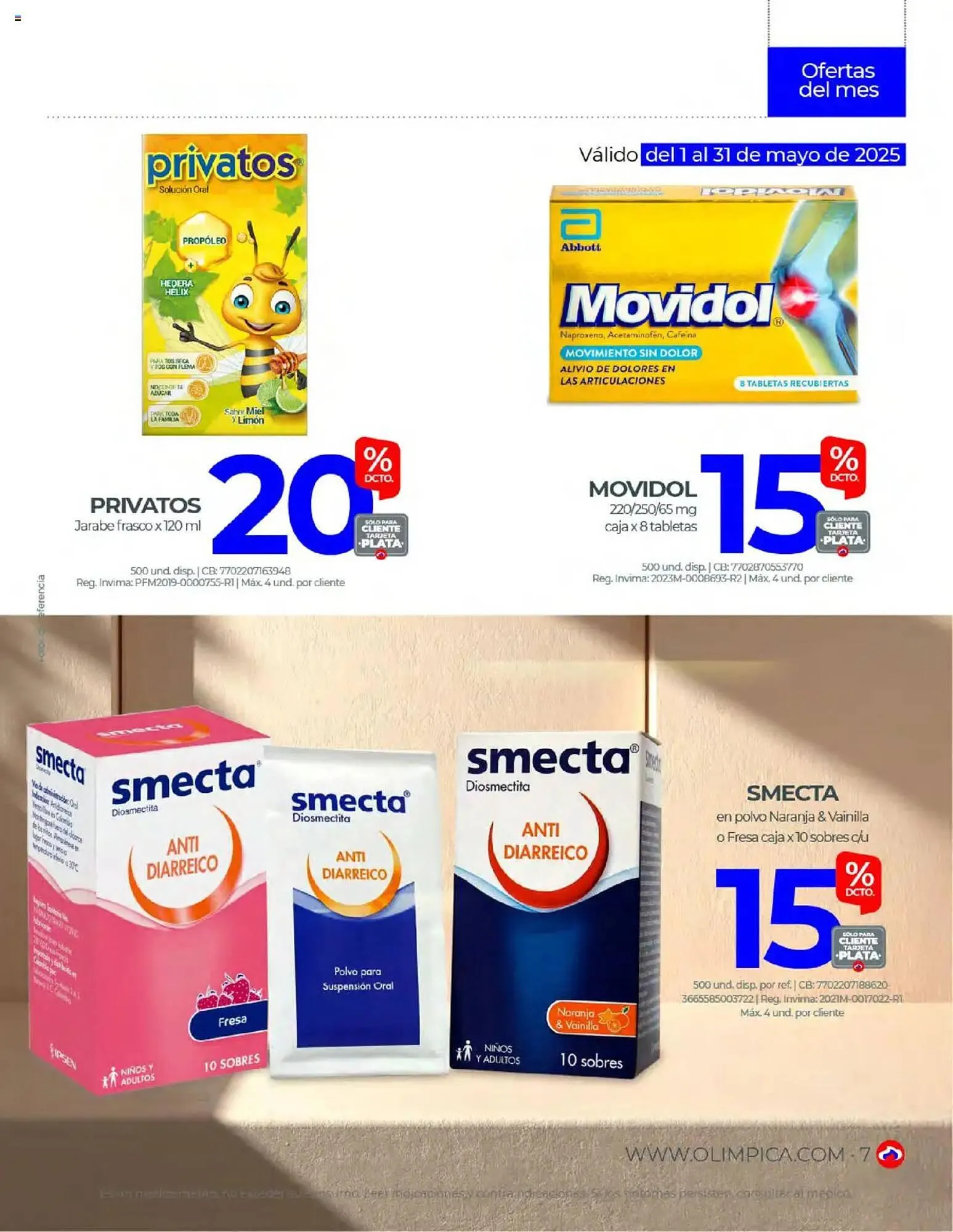 Catalogo de Catálogo Olímpica 1 de mayo al 31 de mayo 2025 - Pag 7