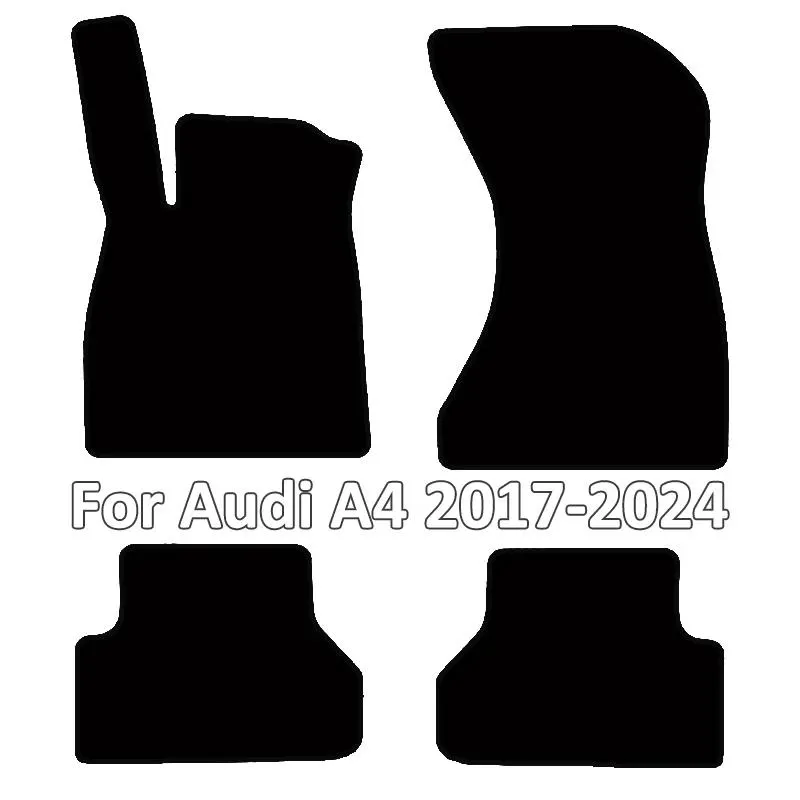 Custom Car Floor Mats For Audi A4 2017-2024 years Auto Carpets PA nylon Rugs Foot Coche Accessorie