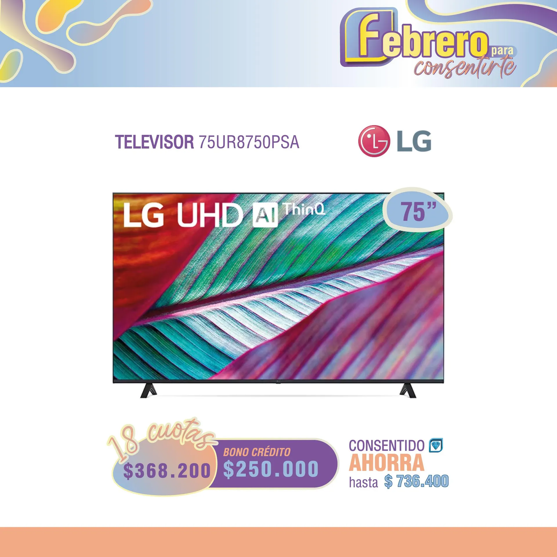 TELEVISOR LG 75UR8750PSA