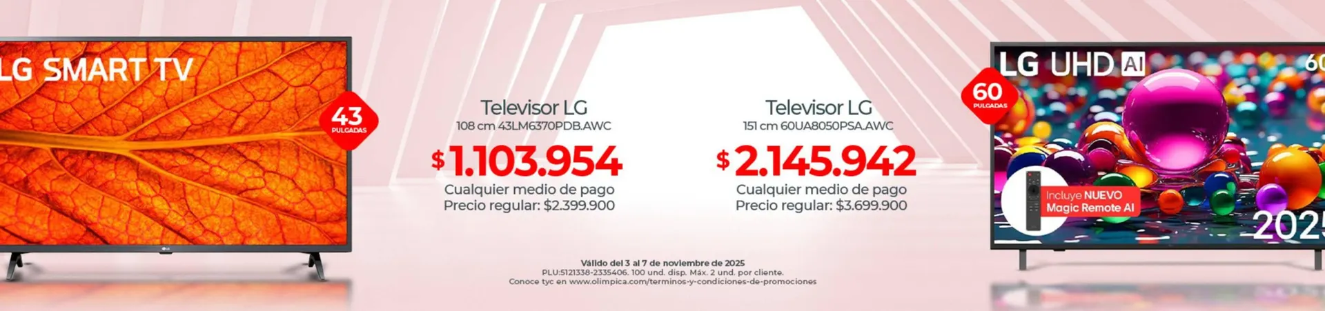 Catalogo de Catálogo Olímpica 3 de noviembre al 7 de noviembre 2025 - Pag 1