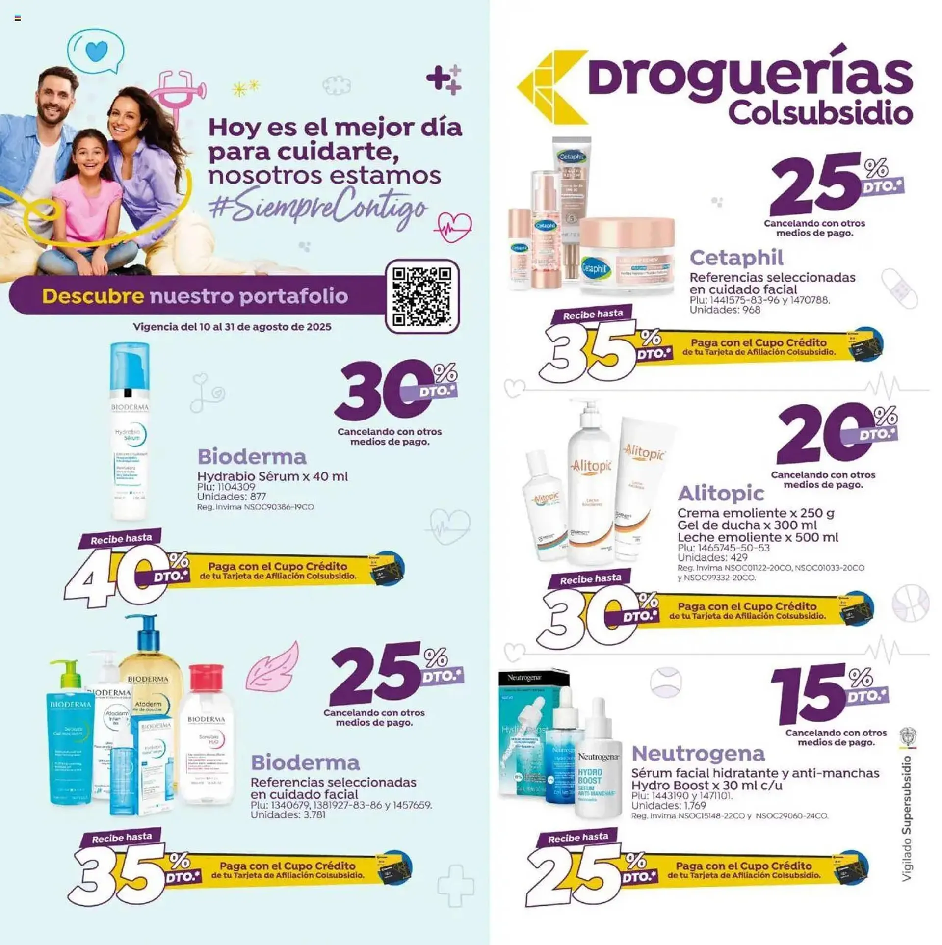 Catalogo de Catálogo Colsubsidio 10 de agosto al 1 de septiembre 2025 - Pag 1