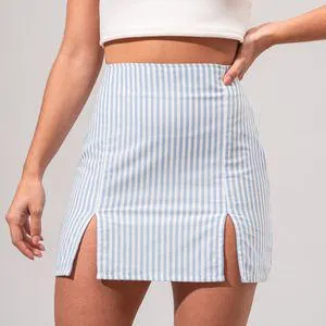 Falda Ajustada Talle Alto Subiendo