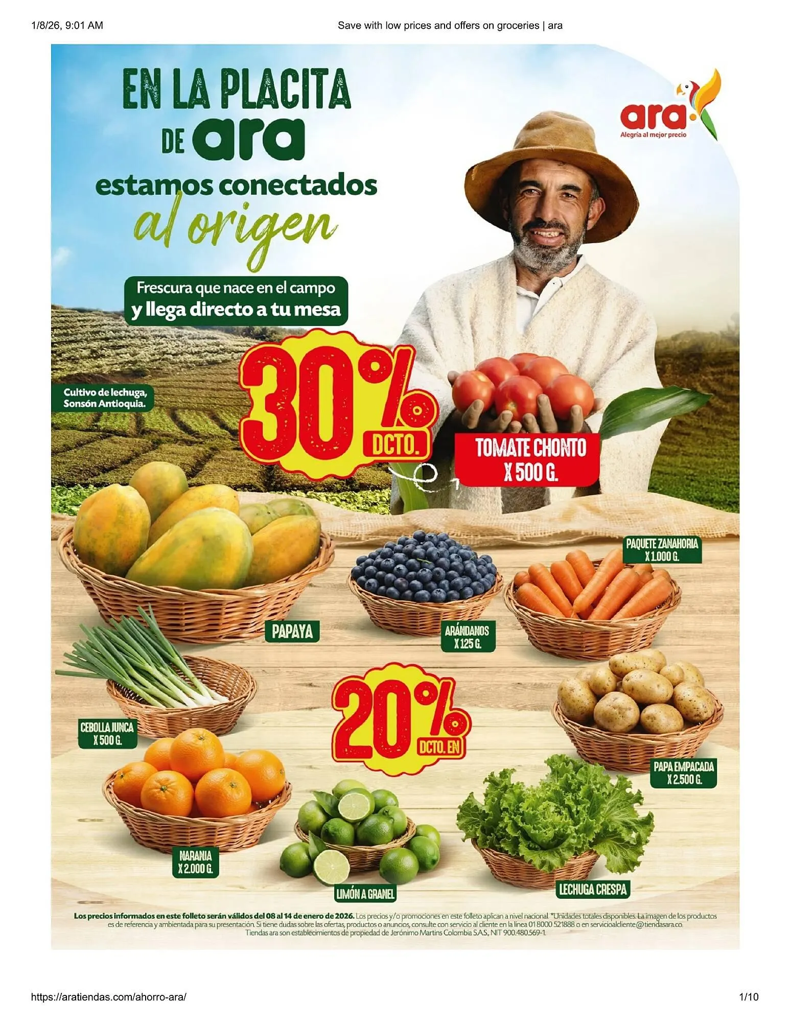 Catalogo de Catálogo Ara 8 de enero al 14 de enero 2026 - Pag 1