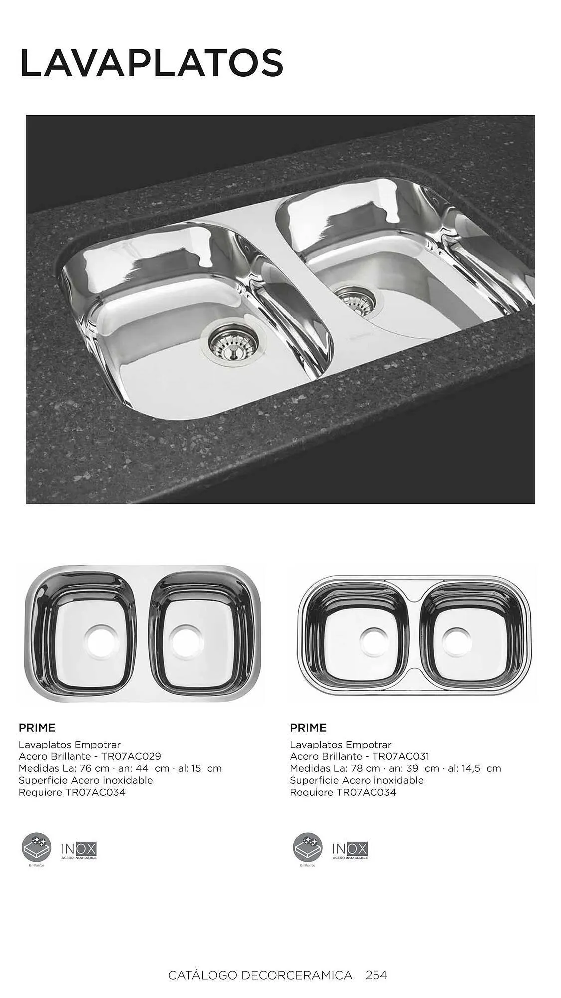 Catalogo de Catálogo Decorceramica 6 de noviembre al 6 de mayo 2025 - Pag 254