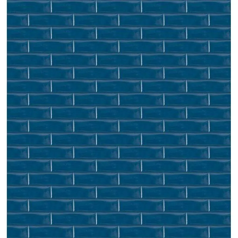Cerámica Para Pared Estilo Brick Liverpool Indigo-B 7x24 Azul