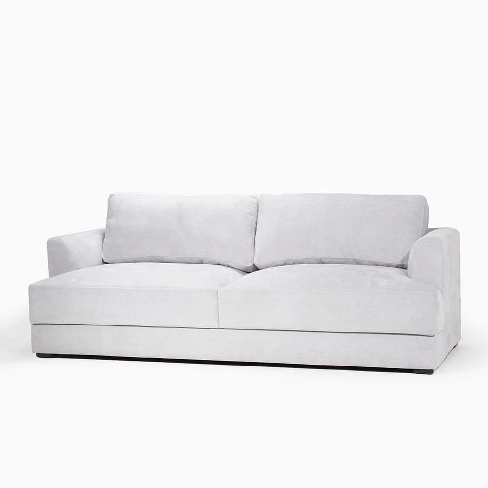 Sofá Daniel 3 puestos Gris Plata