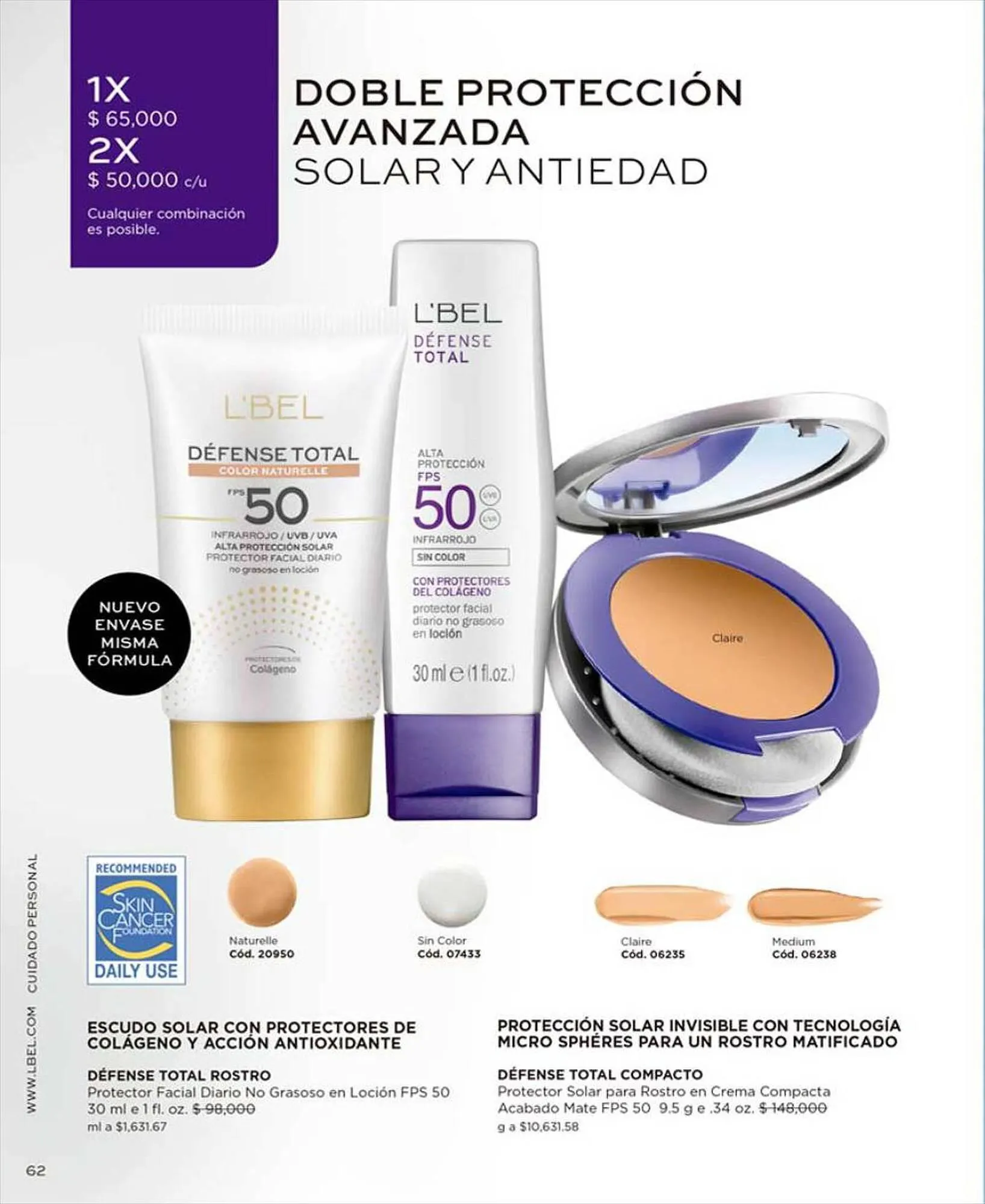 Catalogo de Catálogo L'bel 15 de septiembre al 10 de noviembre 2023 - Pag 62