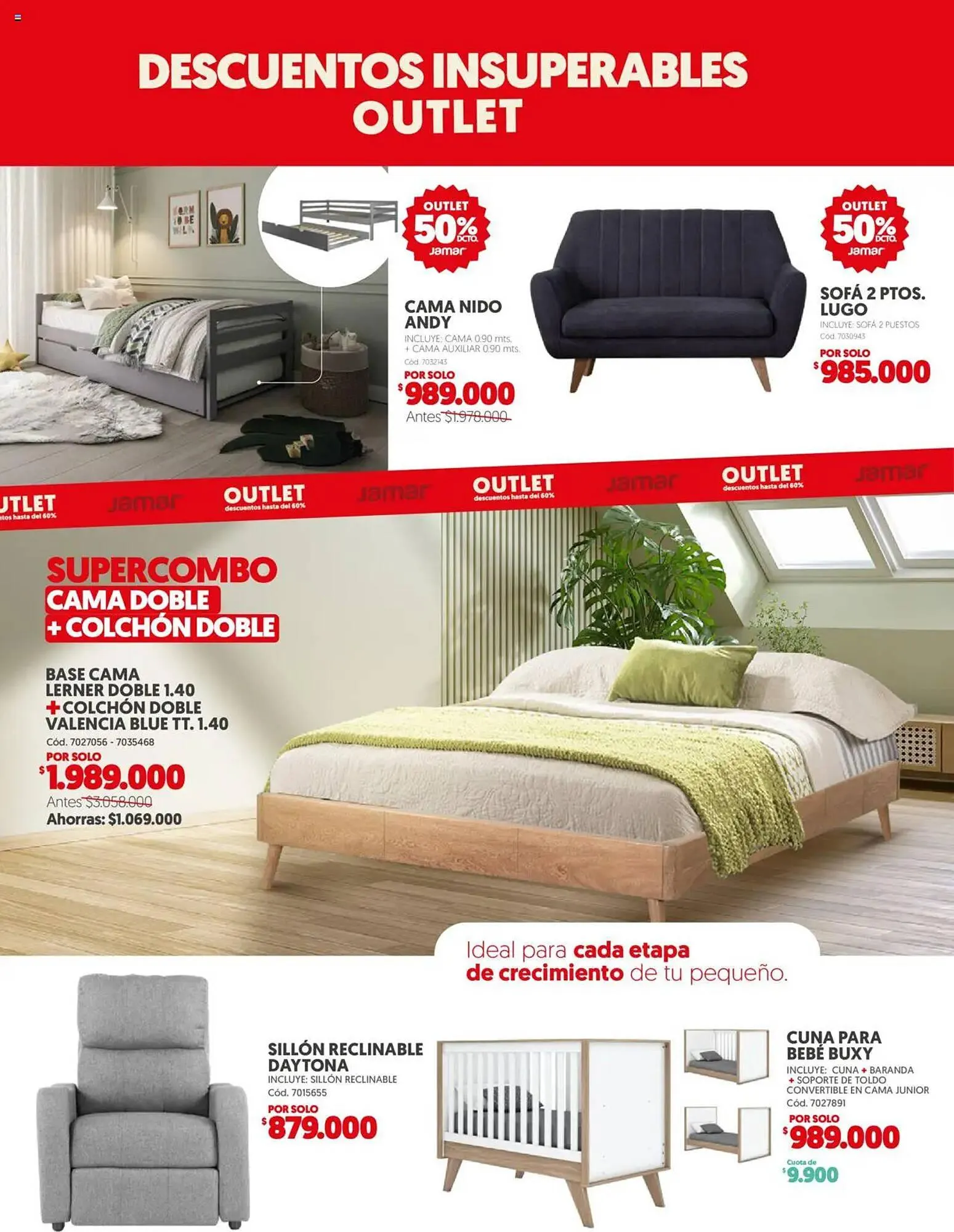 Catalogo de Catálogo Muebles Jamar 7 de enero al 31 de enero 2025 - Pag 3