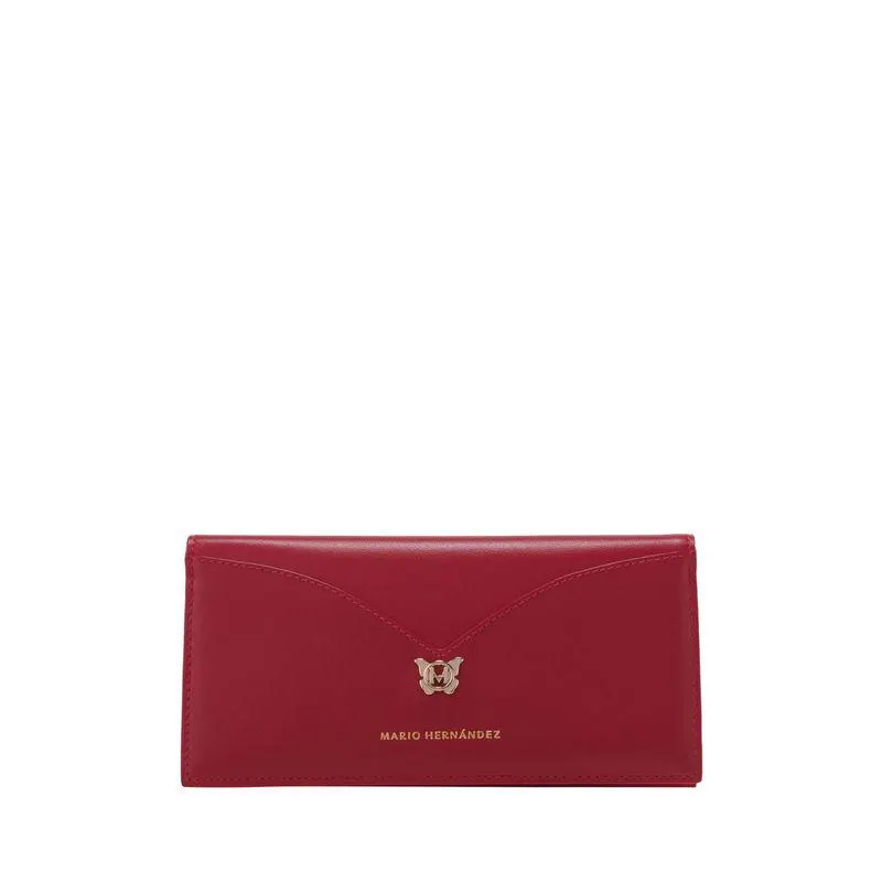 Billetera dominique rojo cayena Alas Nova