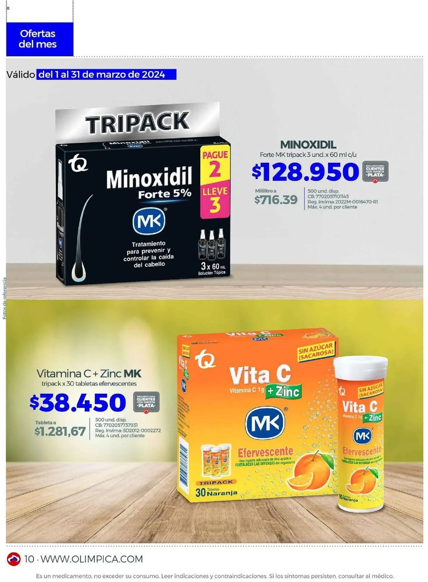 Catalogo de Catálogo Olímpica 1 de marzo al 31 de marzo 2024 - Pag 10