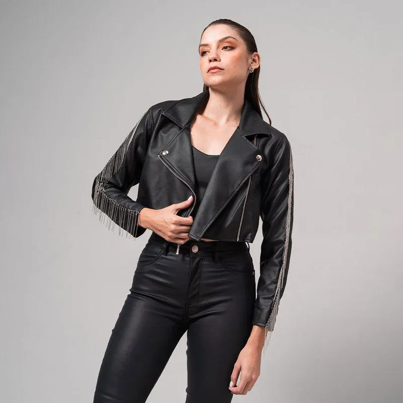 Chaqueta Biker Tacos