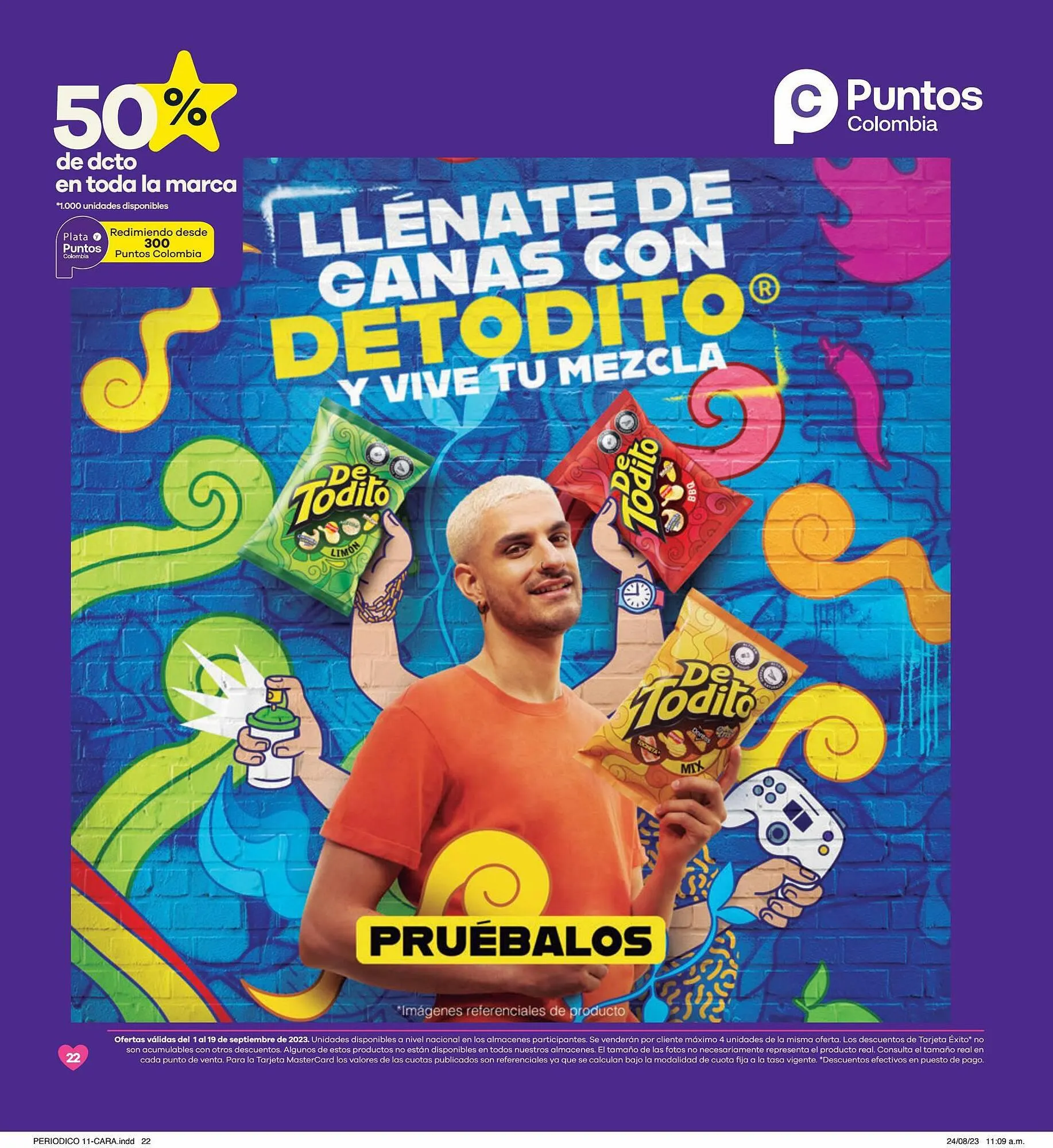 Catalogo de Catálogo Éxito 1 de septiembre al 19 de septiembre 2023 - Pag 22