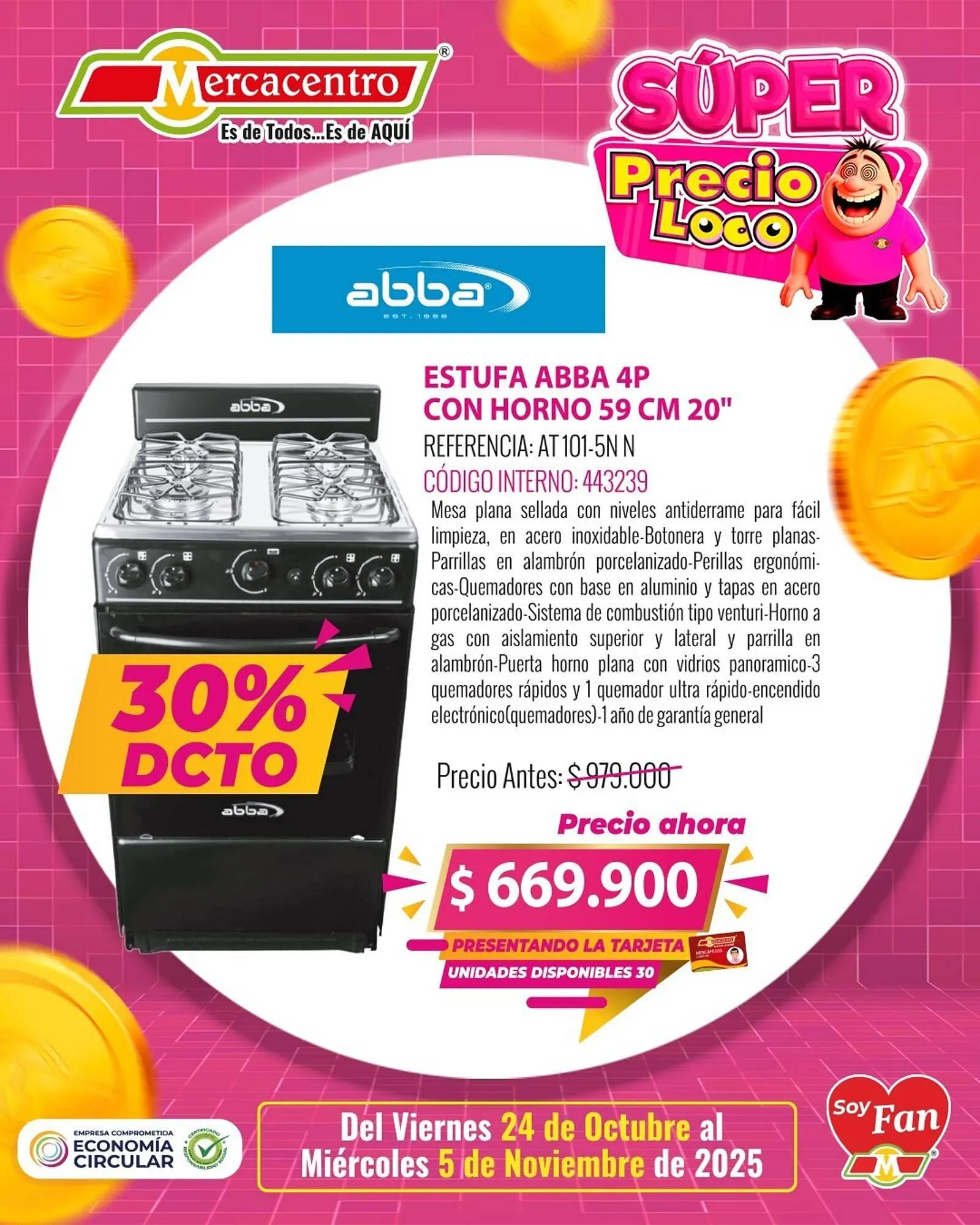 Catalogo de Catálogo MercaCentro 28 de octubre al 5 de noviembre 2025 - Pag 3