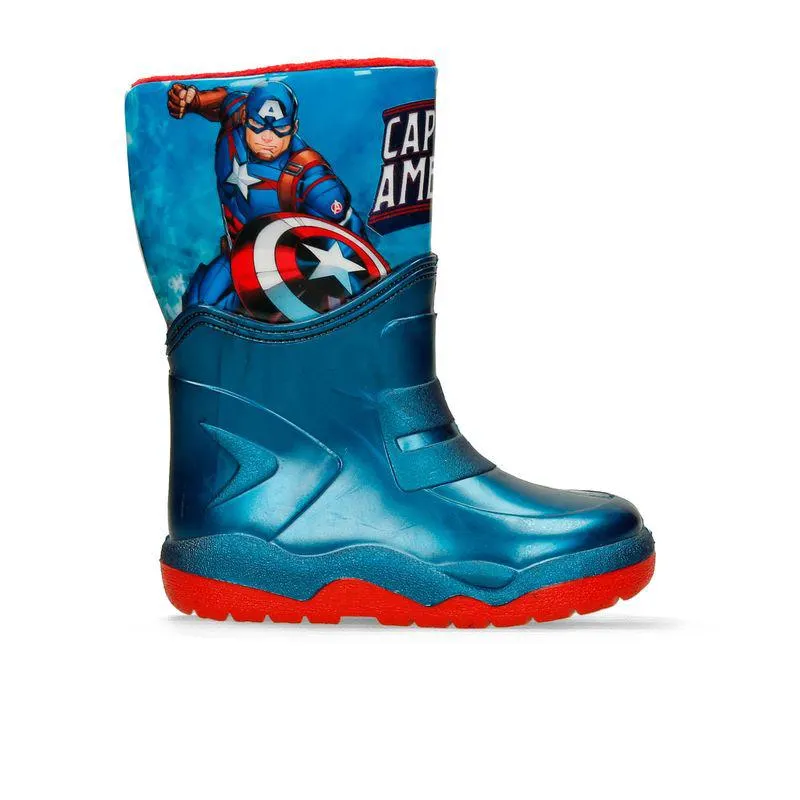 Botas De Lluvia Plasticas Azul-Rojo Licenses Marvel Horacio L Niño