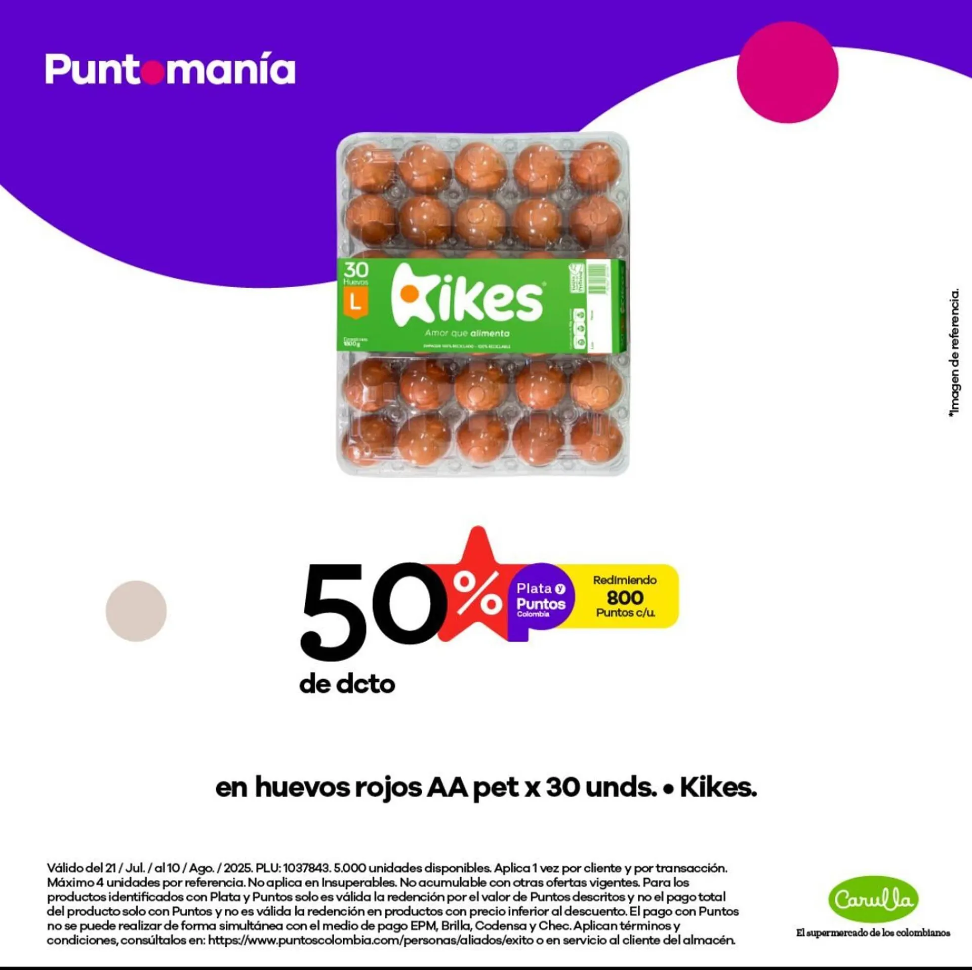 Catalogo de Catálogo Carulla 22 de julio al 10 de agosto 2025 - Pag 1