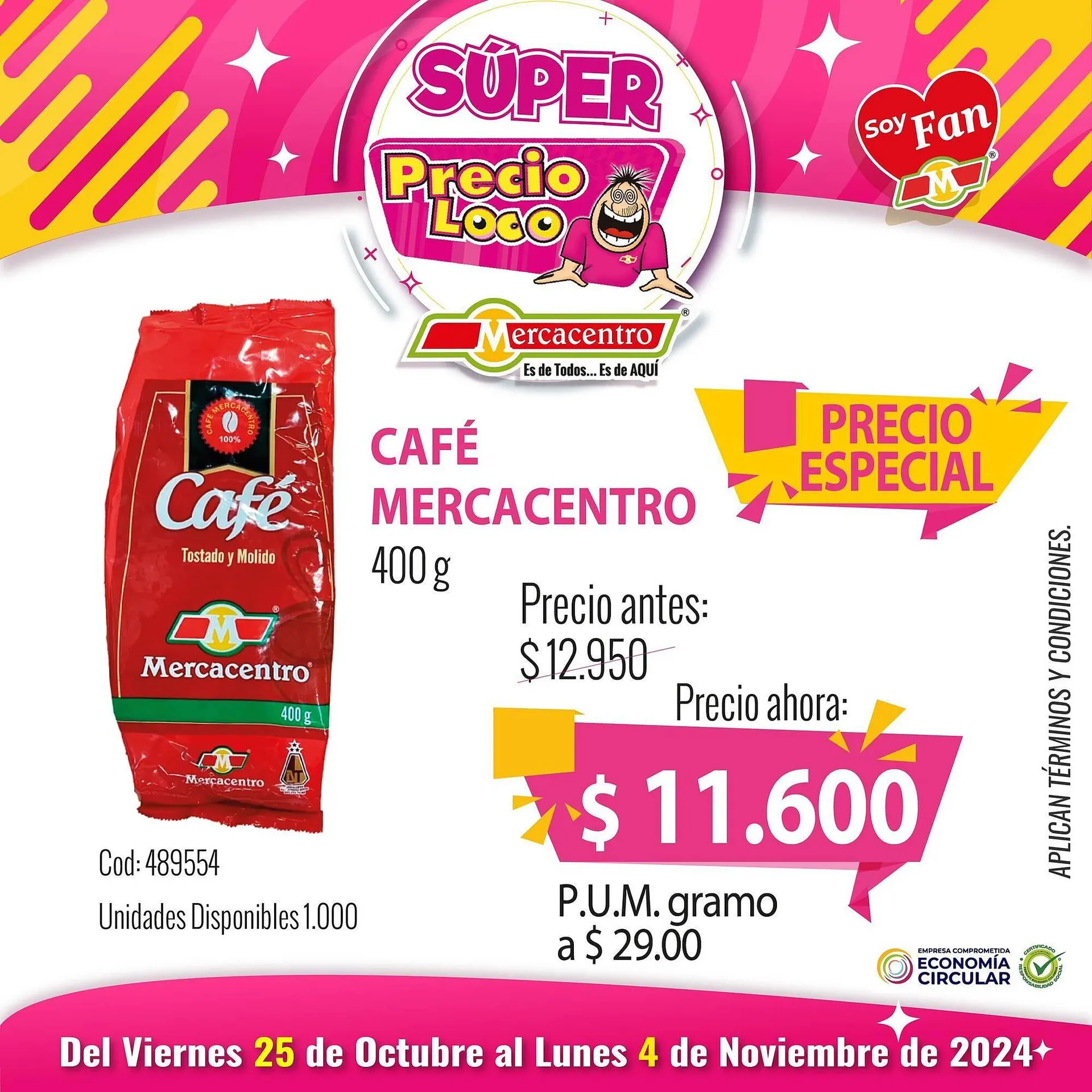 Catalogo de Catálogo MercaCentro 30 de octubre al 4 de noviembre 2024 - Pag 4