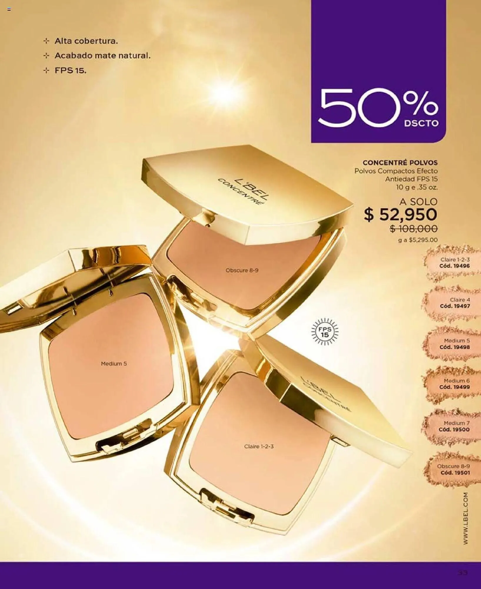 Catalogo de Catálogo L'bel 12 de septiembre al 2 de octubre 2023 - Pag 33