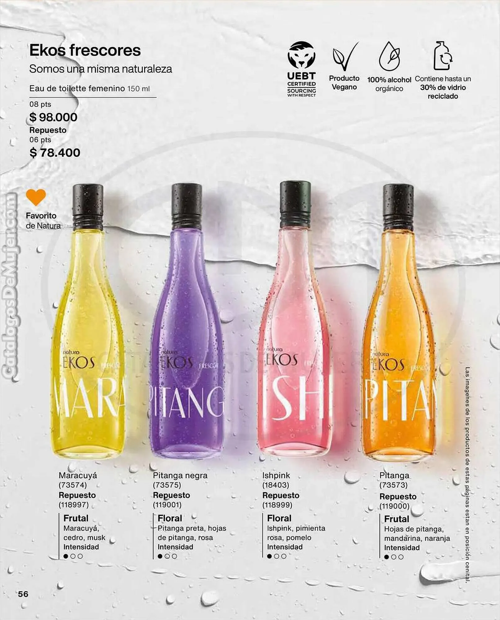 Catalogo de Catálogo Natura 31 de agosto al 2 de septiembre 2023 - Pag 56