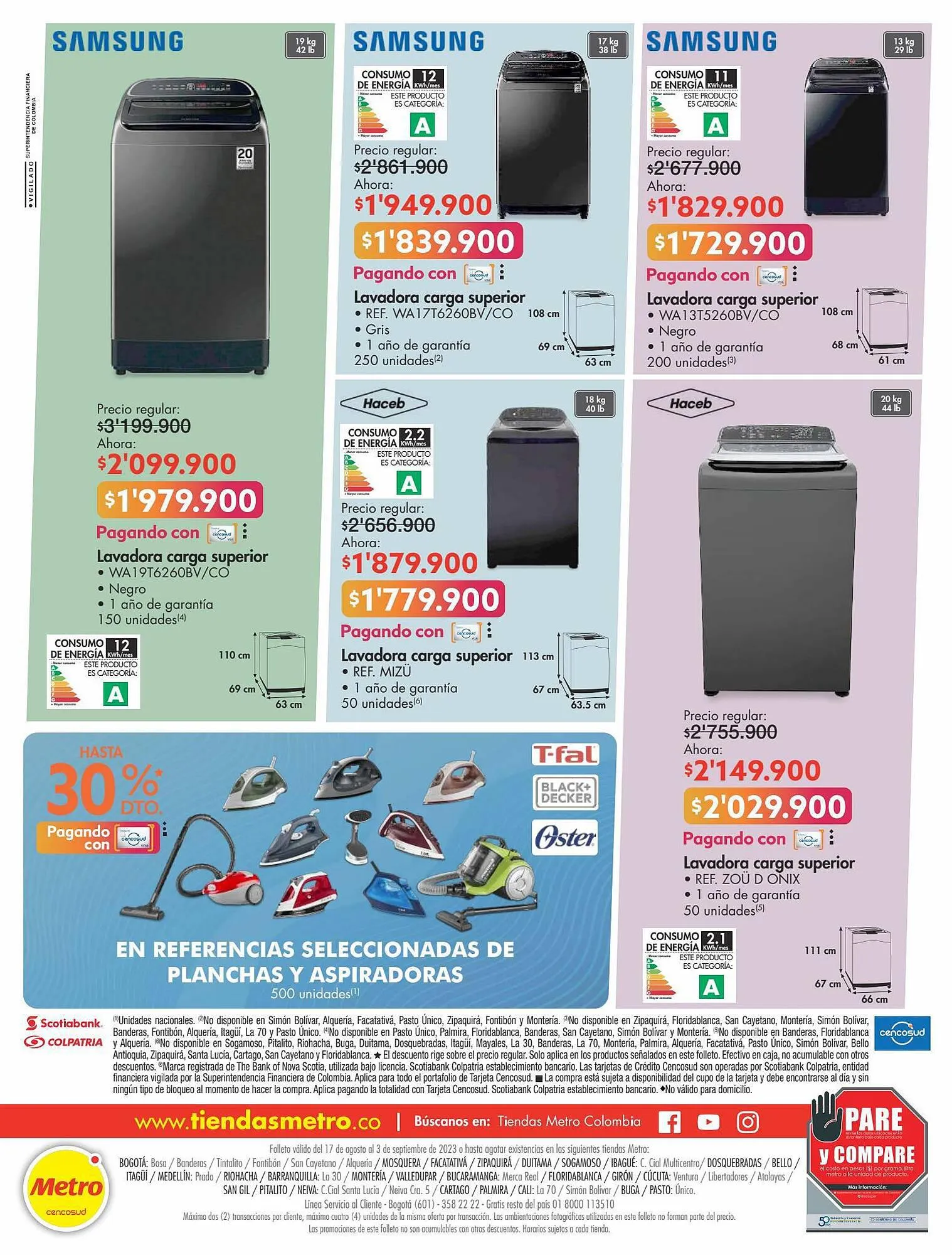 Catalogo de Catálogo Metro 17 de agosto al 3 de septiembre 2023 - Pag 16