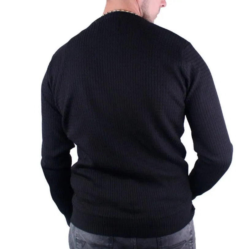 Saco Cuello Redondo Lec Lee Hombre Negro