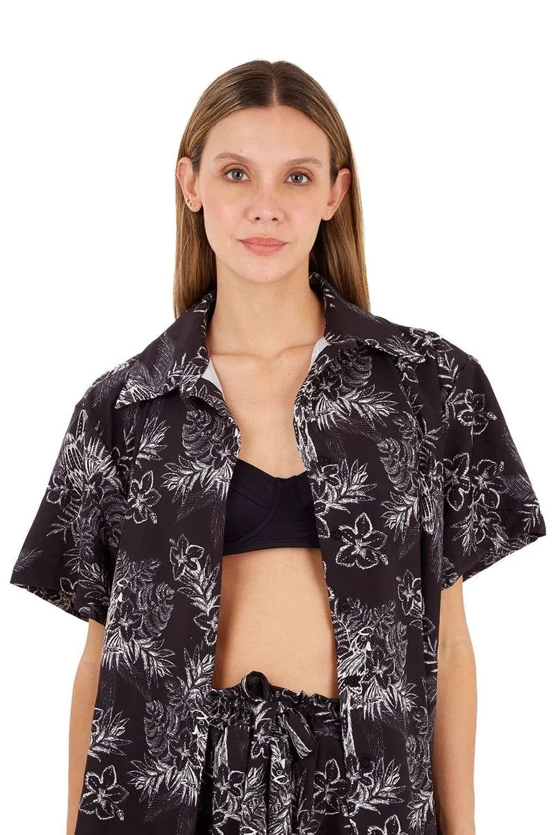 Camisa Estampado Negro para mujer Alexa