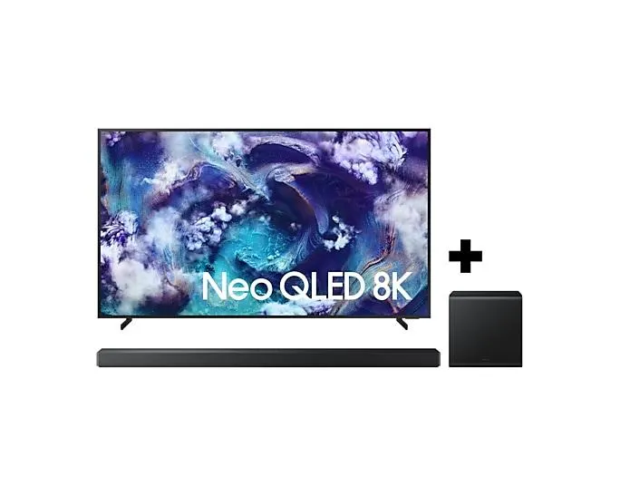 Televisor Smart 65” Neo QLED 8K QN900F (2025) + Barra de Sonido HW-QS700F/ZL