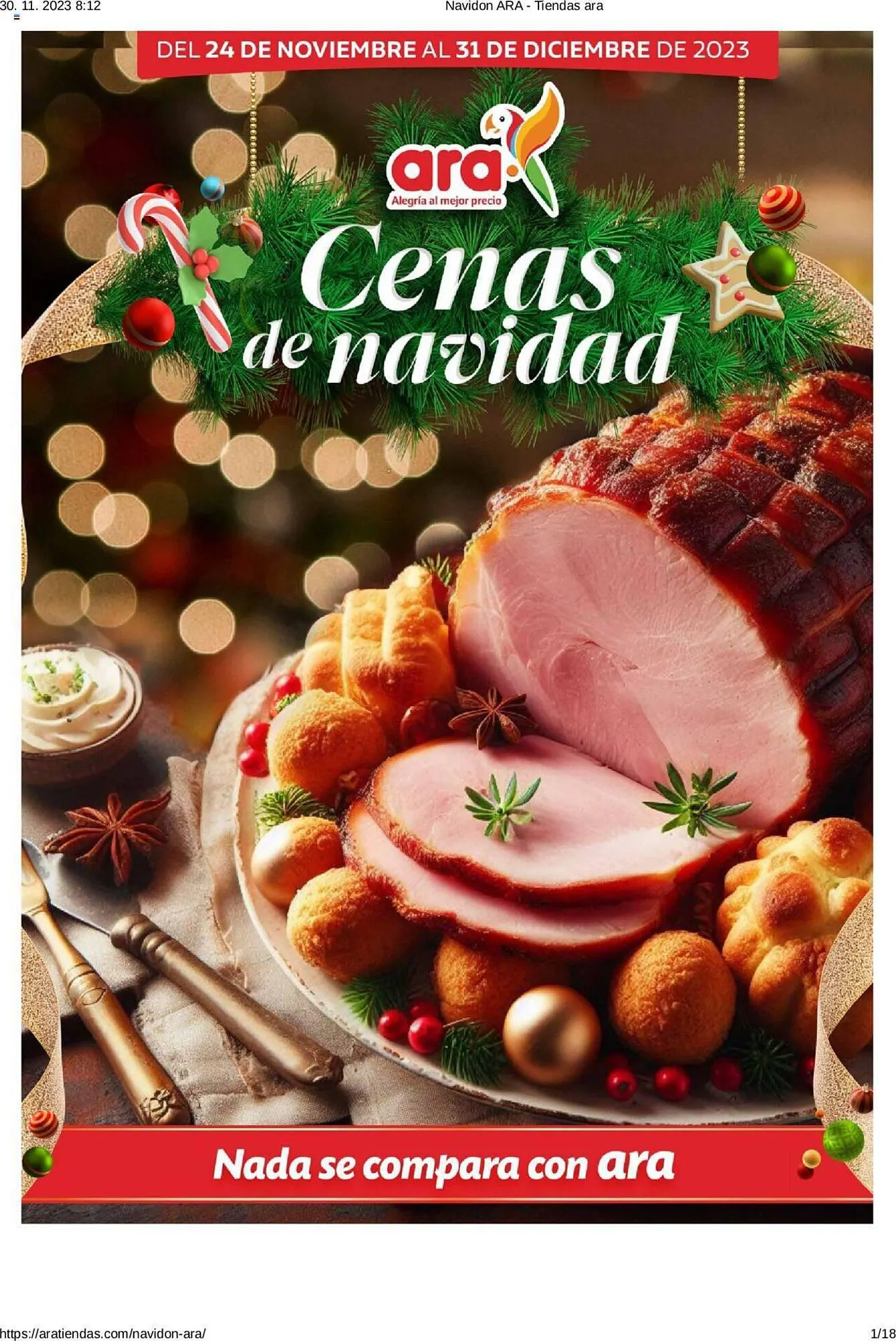 Catalogo de Catálogo Ara 24 de noviembre al 31 de diciembre 2023 - Pag 1