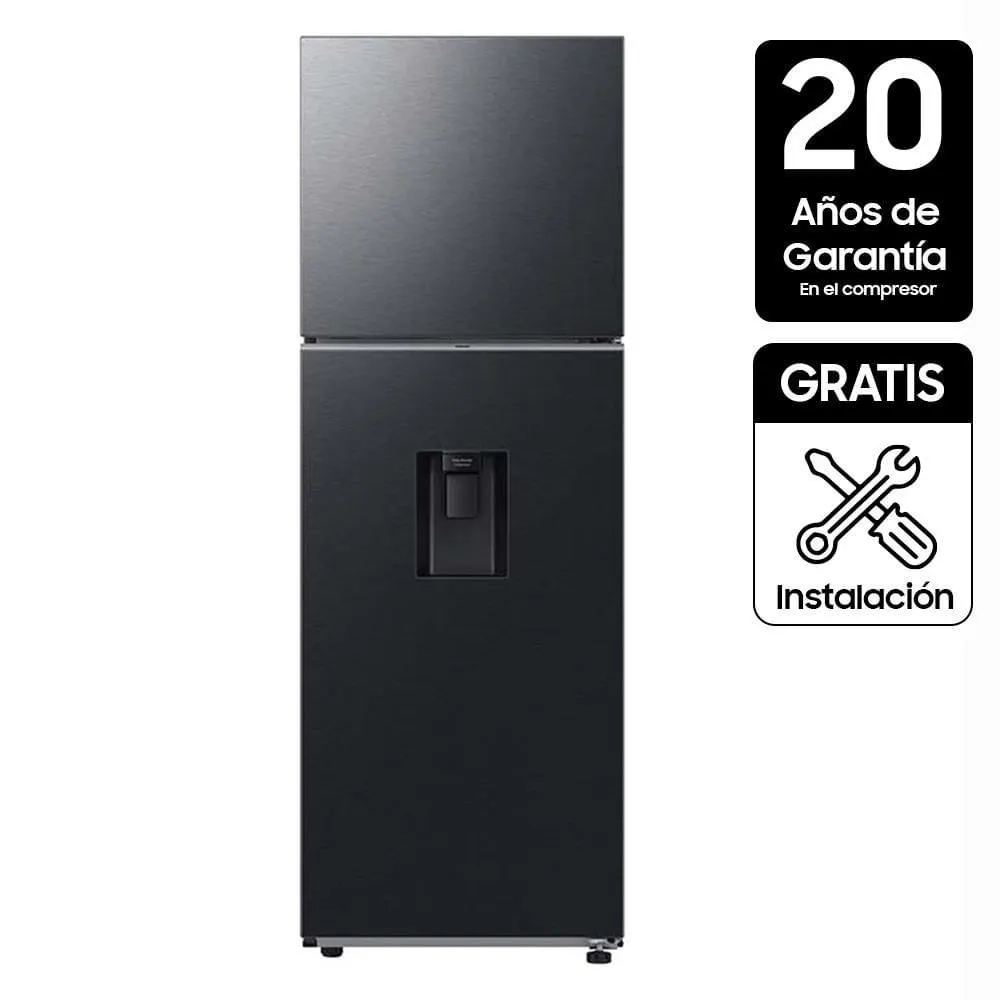 Nevera SAMSUNG No Frost Congelador Superior 345 Lts RT35DG5220B1CO Negro