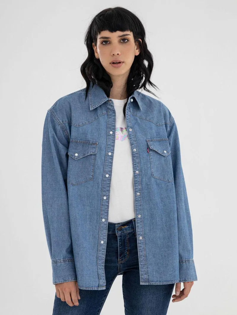 Camisa Levi’s® Western Denim Para Mujer