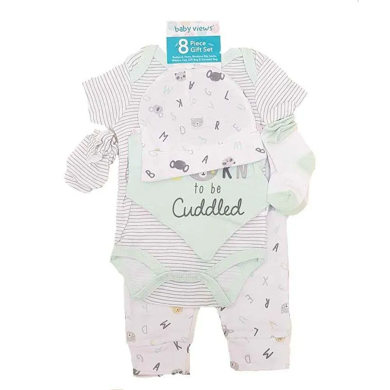 Set Regalo Ropa 8 Piezas Bebé Niño Talla 3-6M