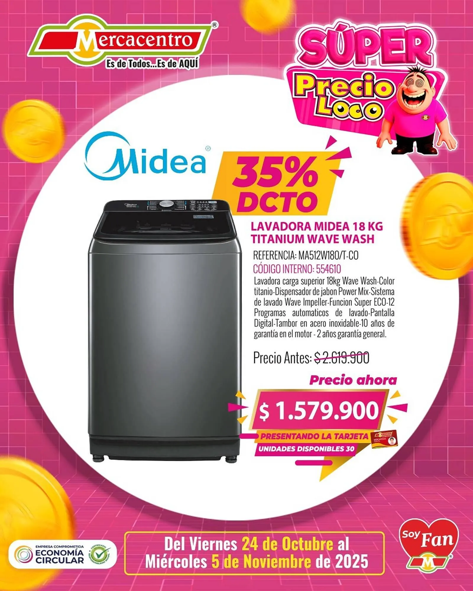 Catalogo de Catálogo MercaCentro 31 de octubre al 5 de noviembre 2025 - Pag 4