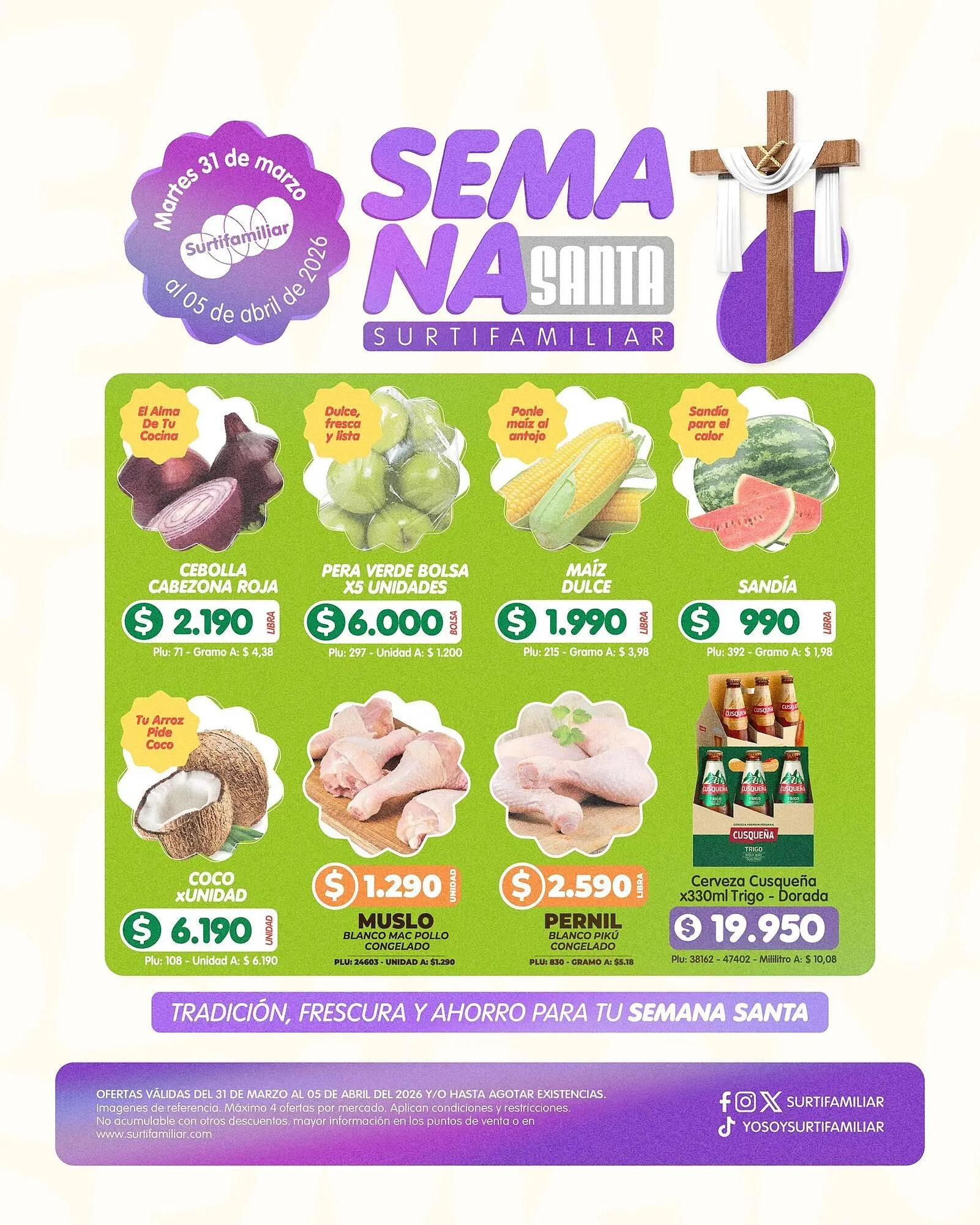 Catalogo de Catálogo Surtifamiliar 30 de marzo al 5 de abril 2026 - Pag 4